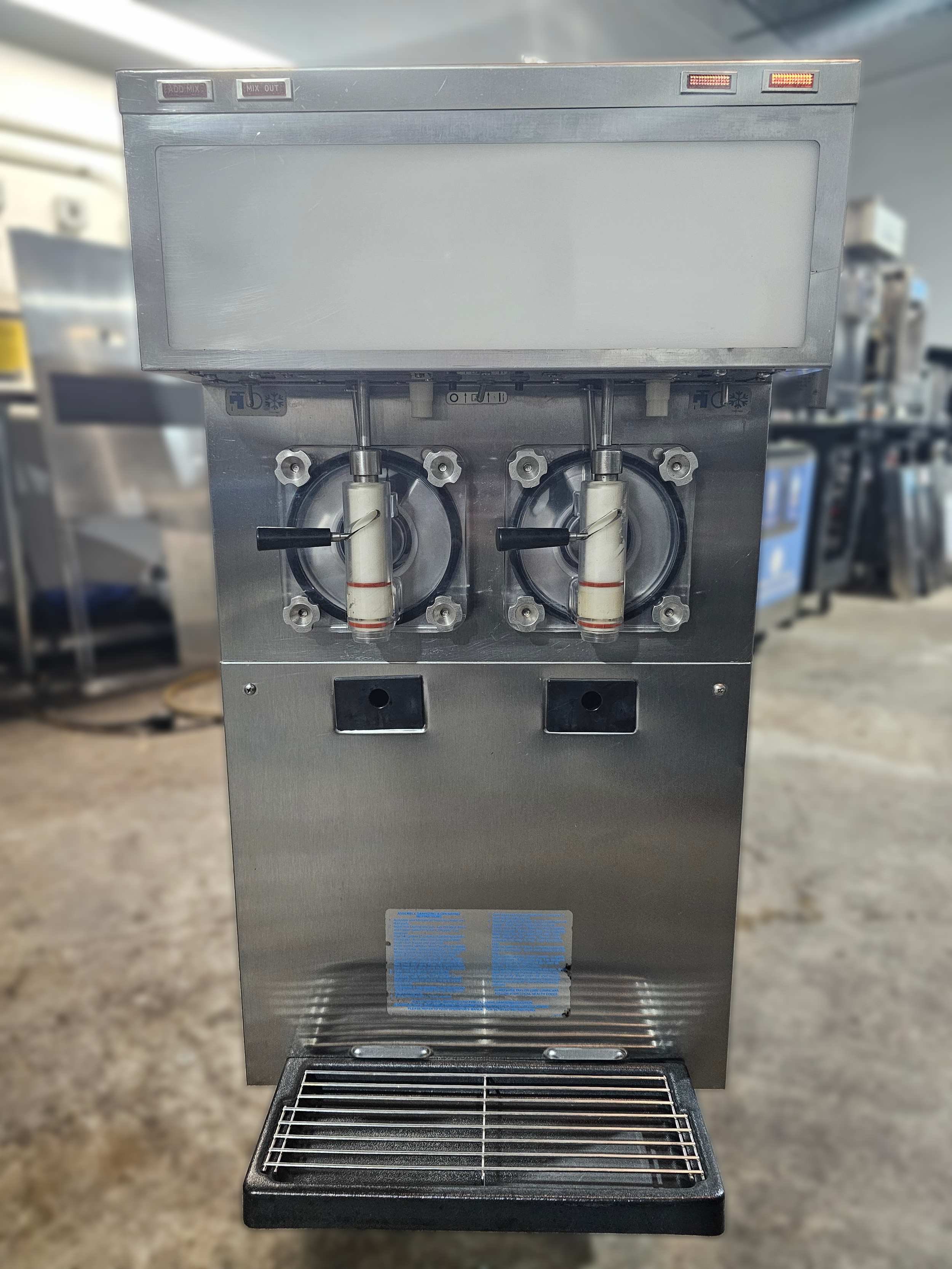 Refurbished 2010 Taylor 432 Double Flavor Frozen Drink, Margarita, & Milkshake Machine - 220V Air Cooled