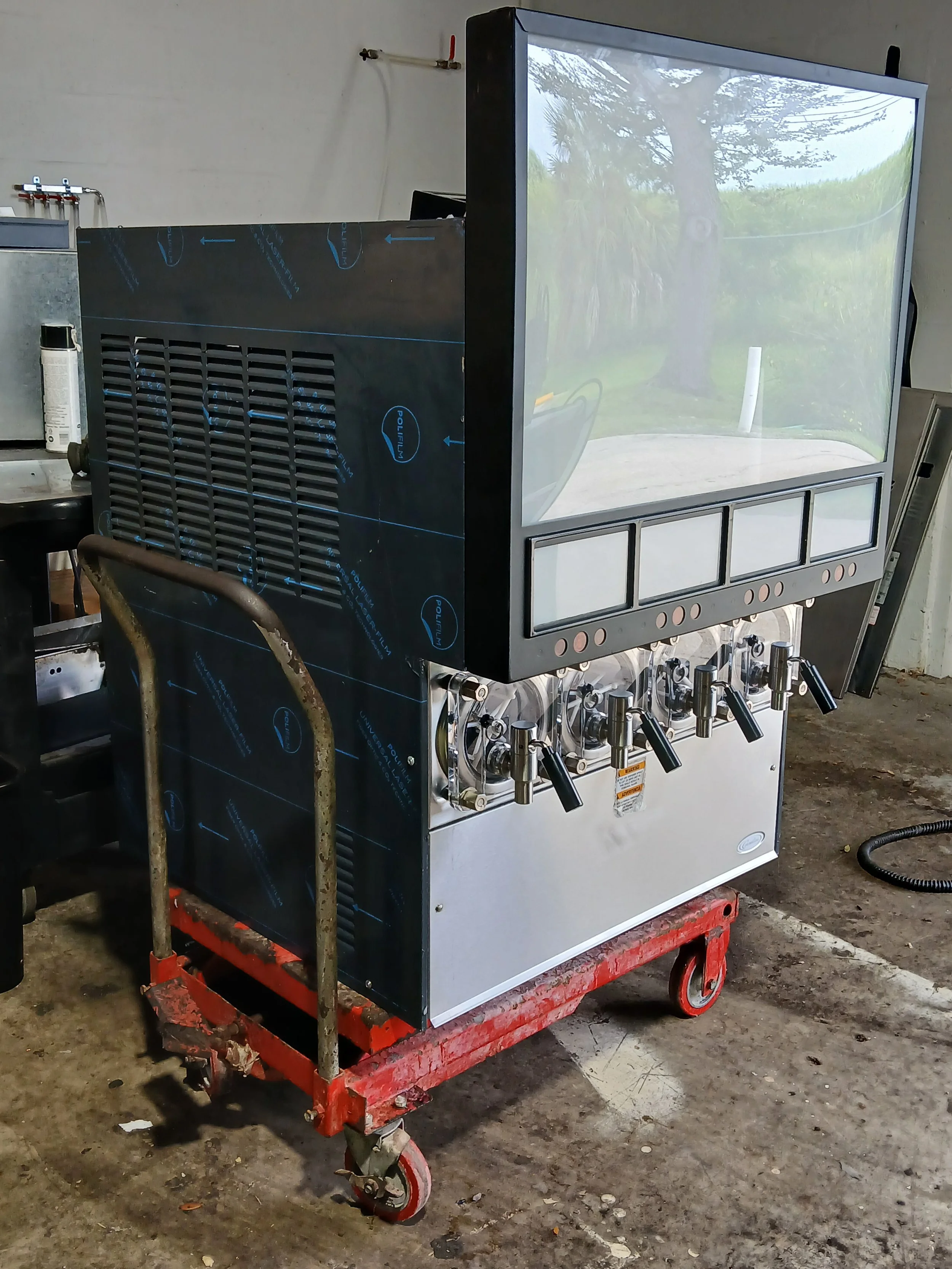 Refurbished Cornelius Viper 4 Four Flavor Carbonated Slushy Slurpee Machine - 220V Countertop
