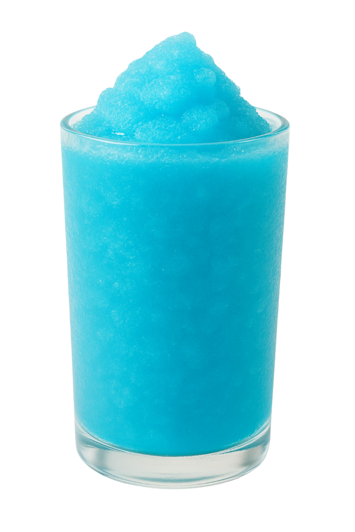Slush Plus Blue Raspberry Slushy & Frozen Cocktail Mix Concentrate - Case of 6 1/2 Gallon Bottles 5:1 Mix Ratio