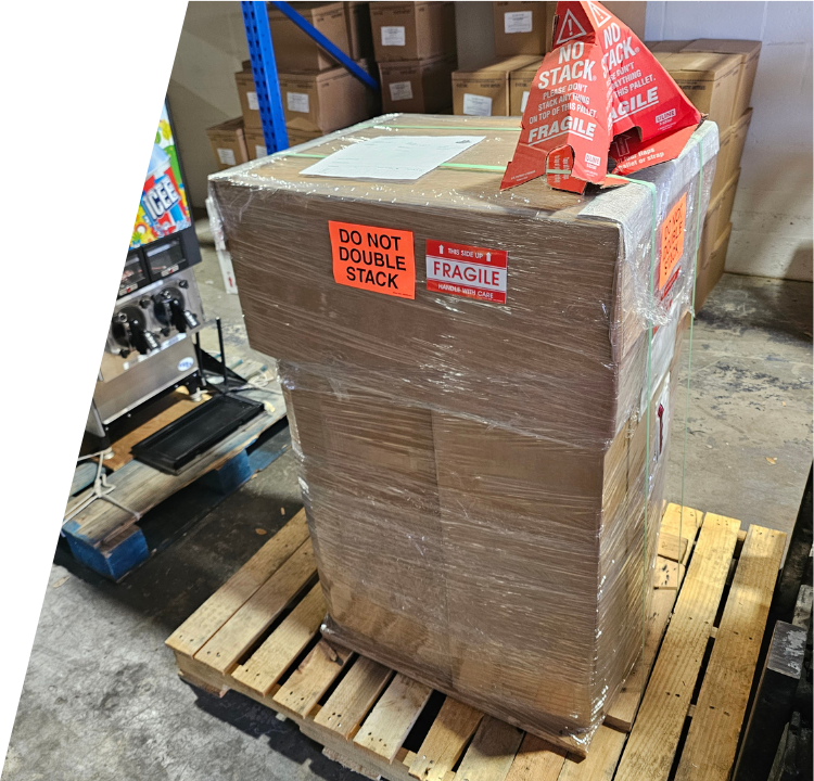 Slush Plus frozen drink machine packed for free shipping