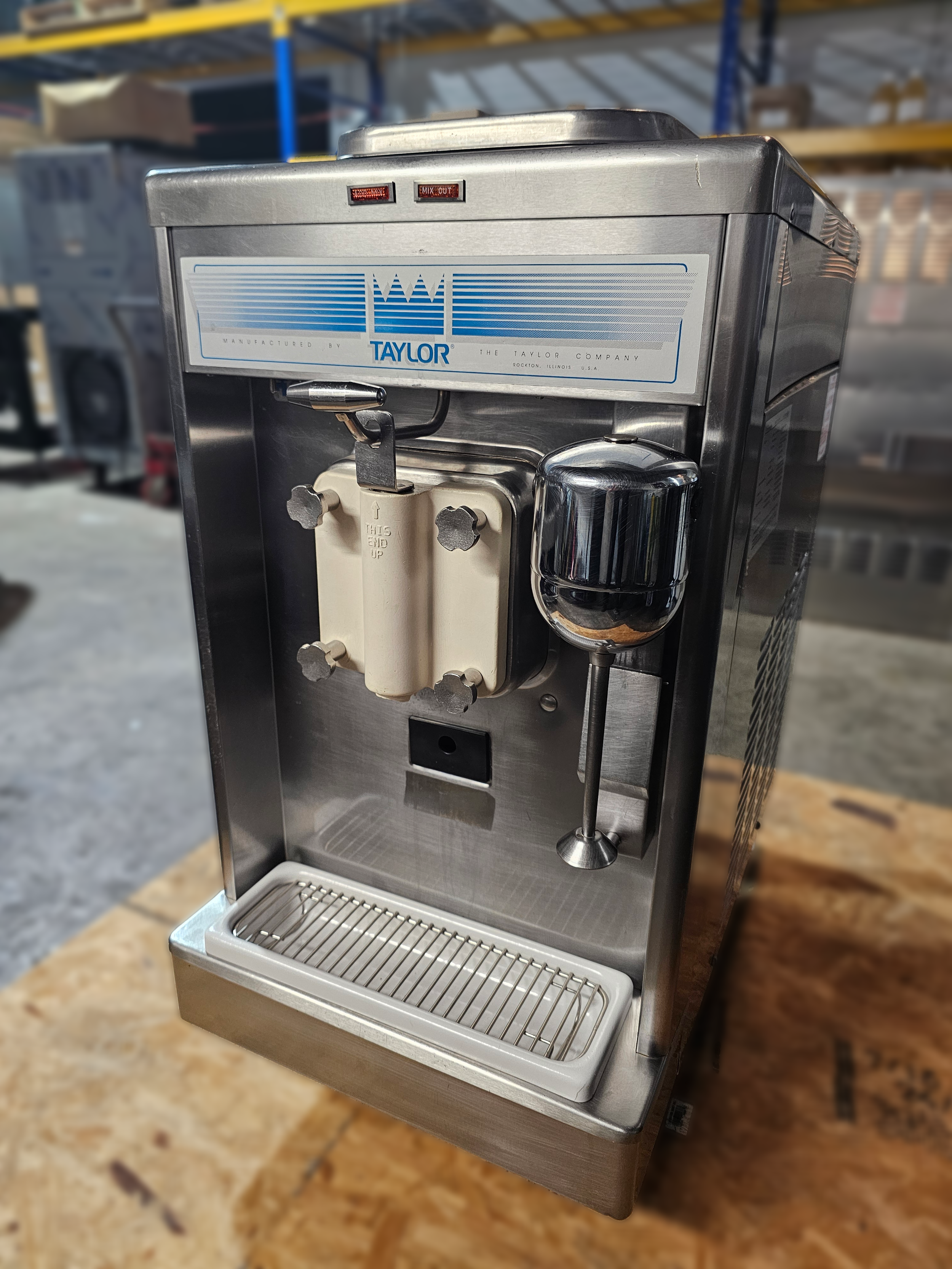 Refurbished 2015 Taylor 490 Countertop Milkshake Machine - 220V Single Phase Air Cooled With Blender