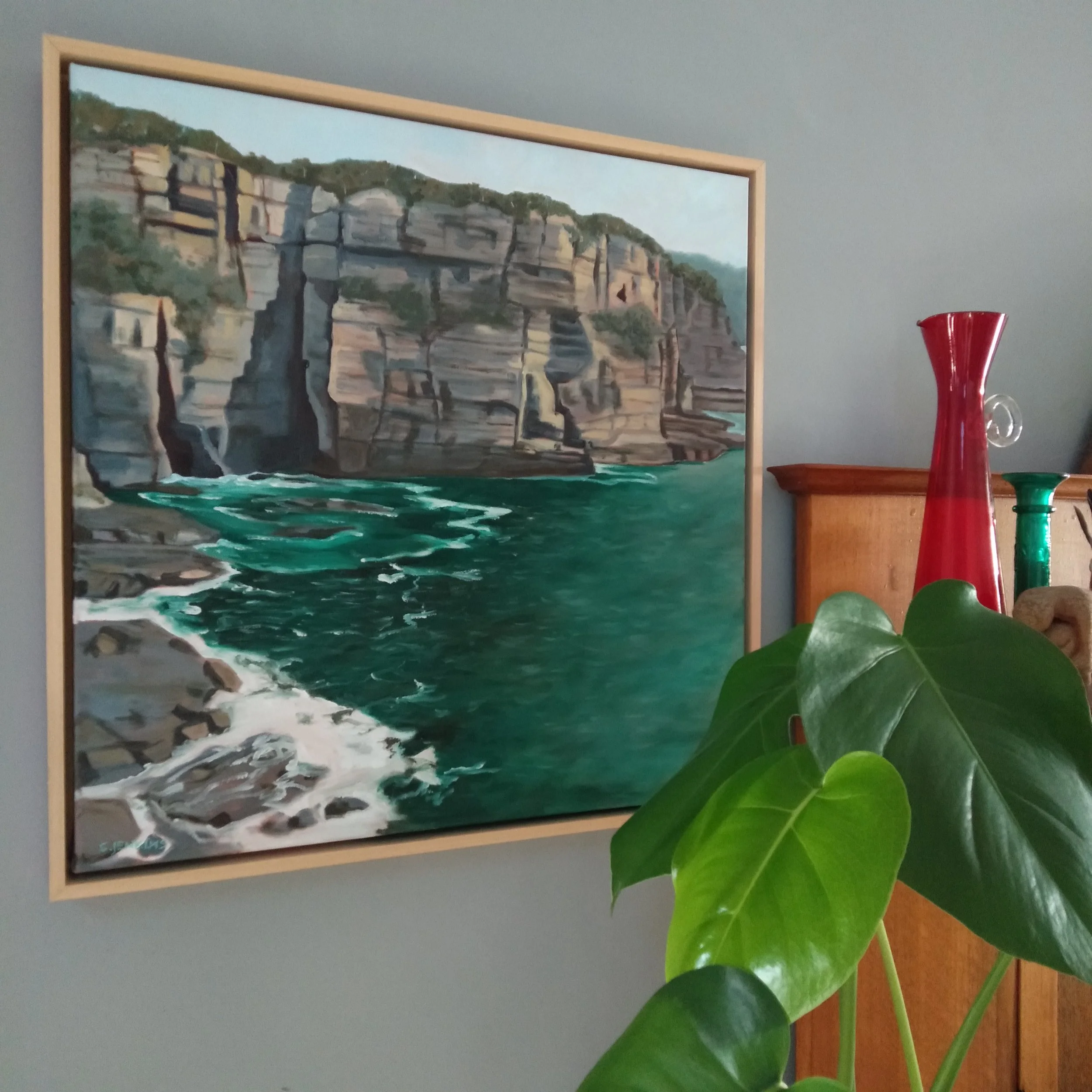 Green seas Tasman Peninsula hanging.jpg