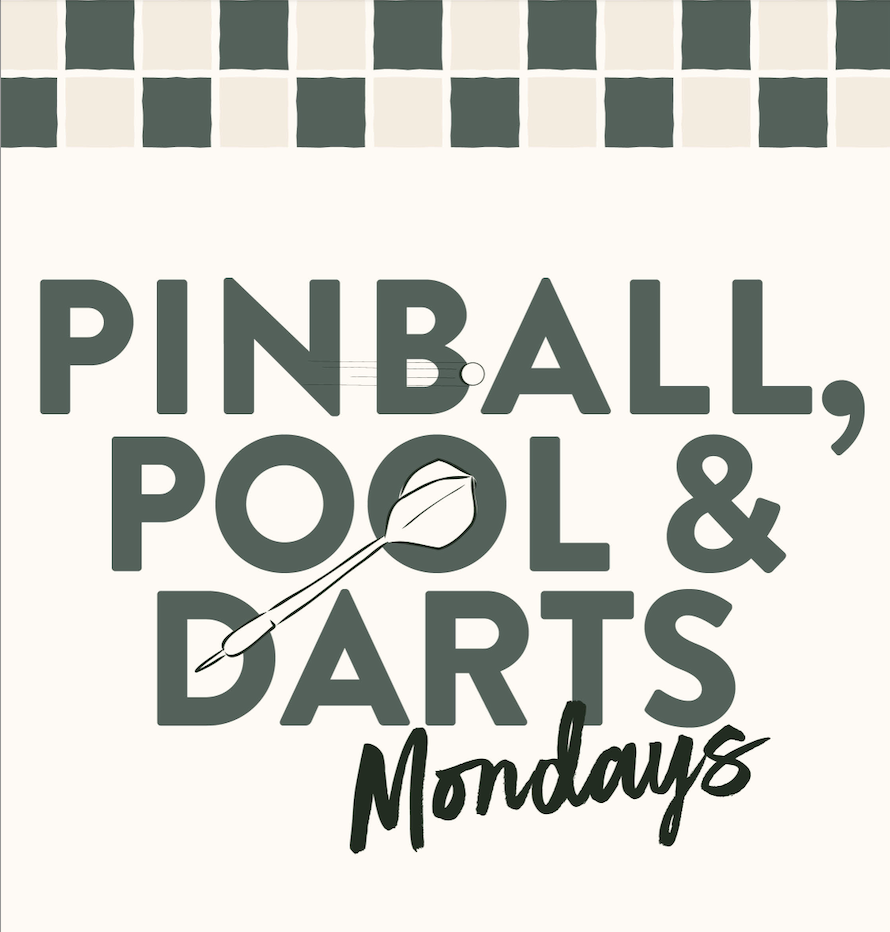 PINBALL, DARTS & POOL