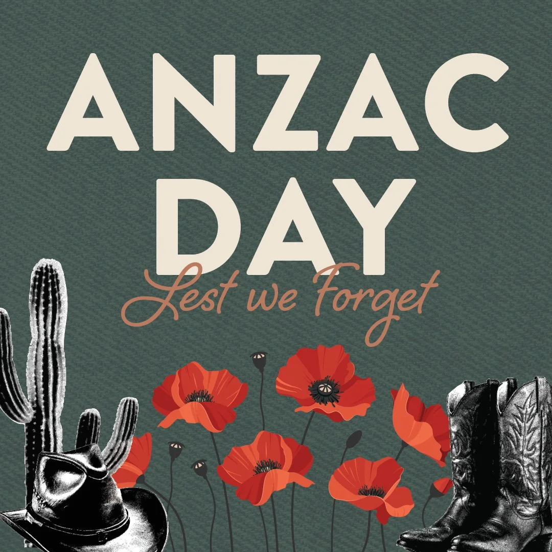 ANZAC Day By Outwest Country | 25 Apr 