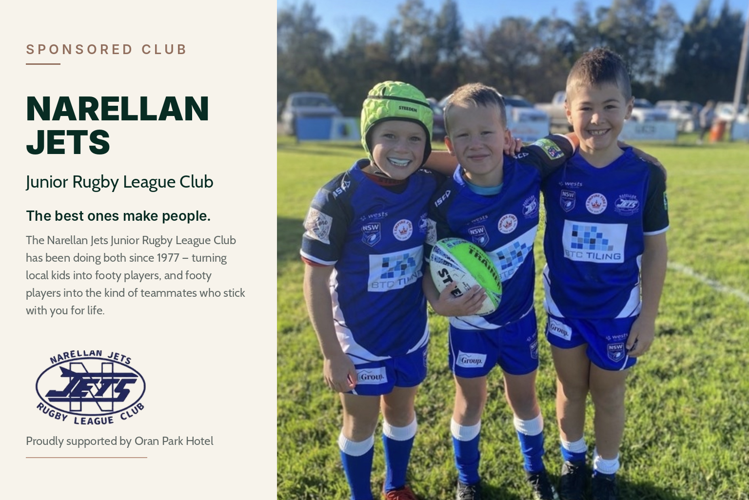 Narellan Jets Junior Rugby League Club: Better to be a Jetter