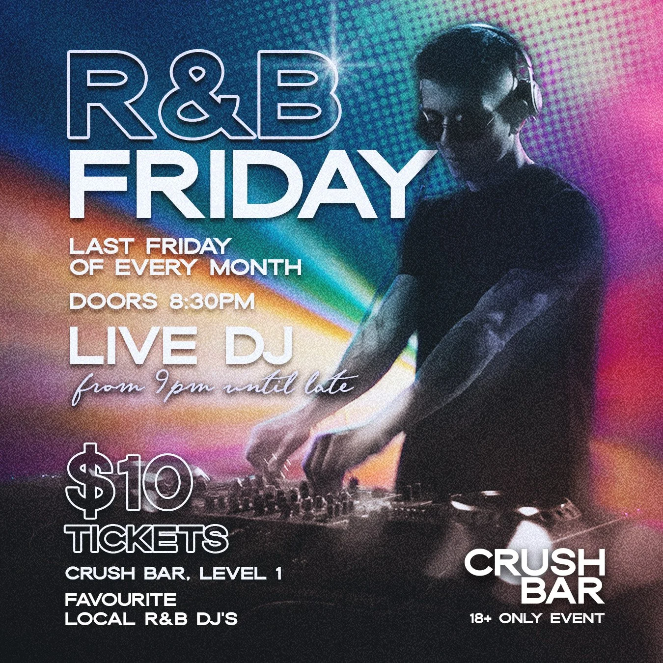 R&amp;B Fridays | june 26 | crush bar