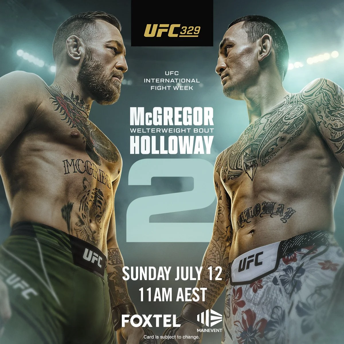 UFC 329 | 12 July 