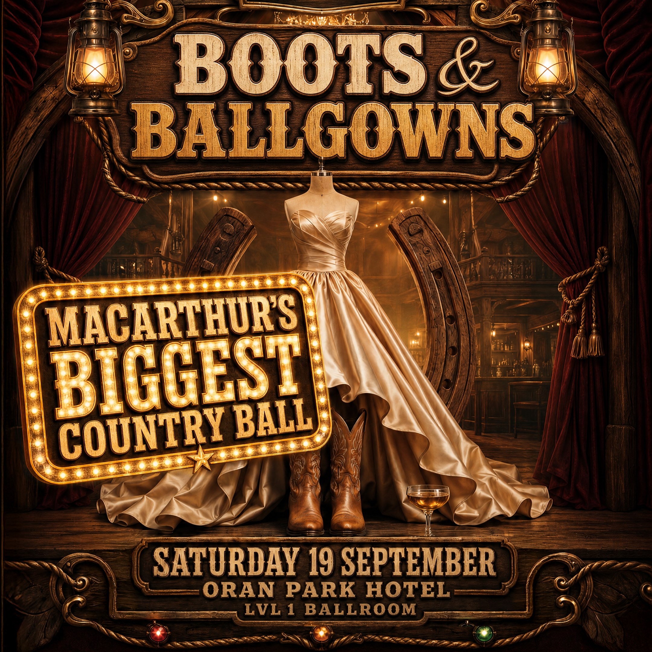OUWEST COUNTRY’S BOOT &amp; BALLGOWNS | 19 SEPT