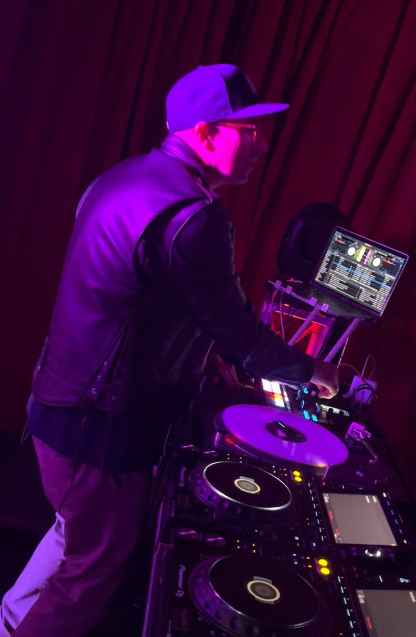 DJ decks at an event