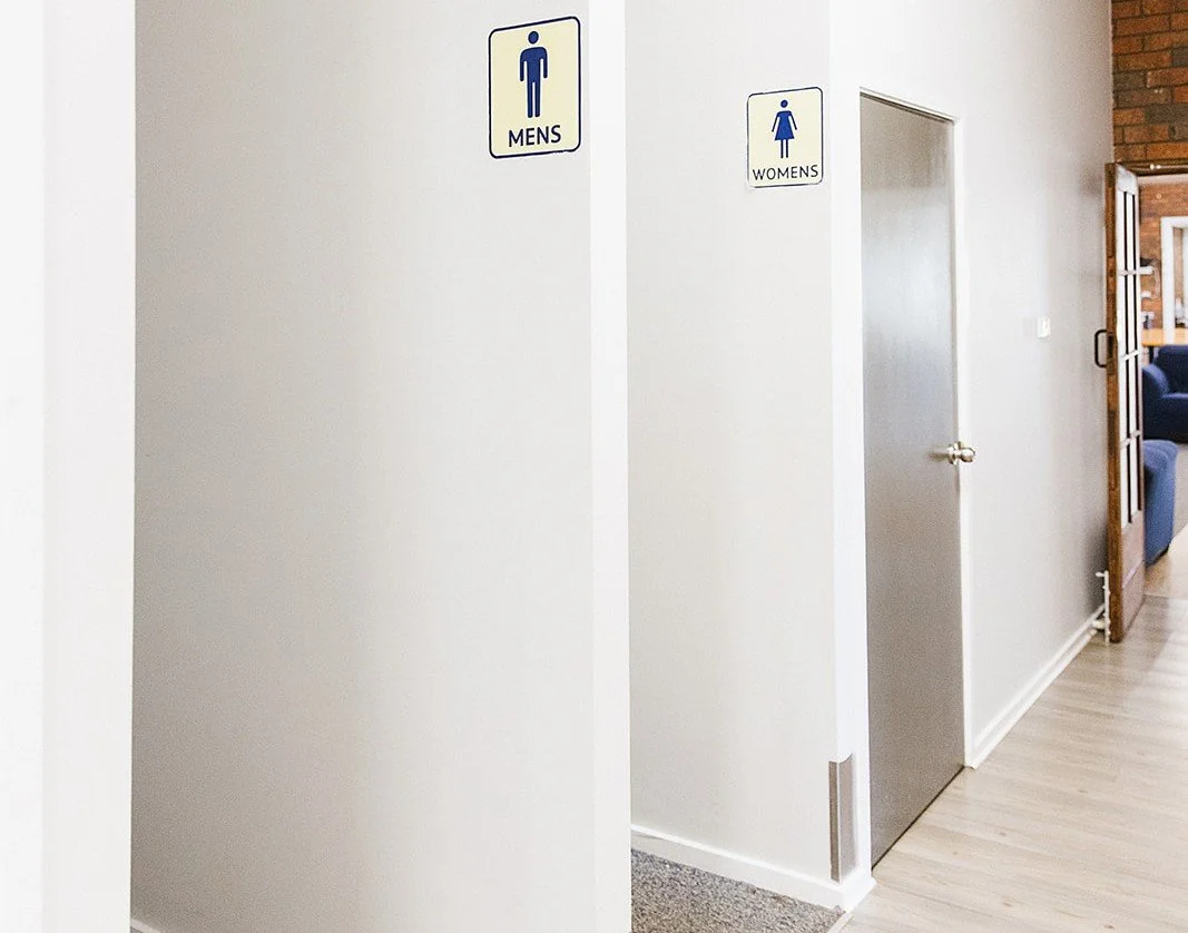 Separate shared bathrooms
