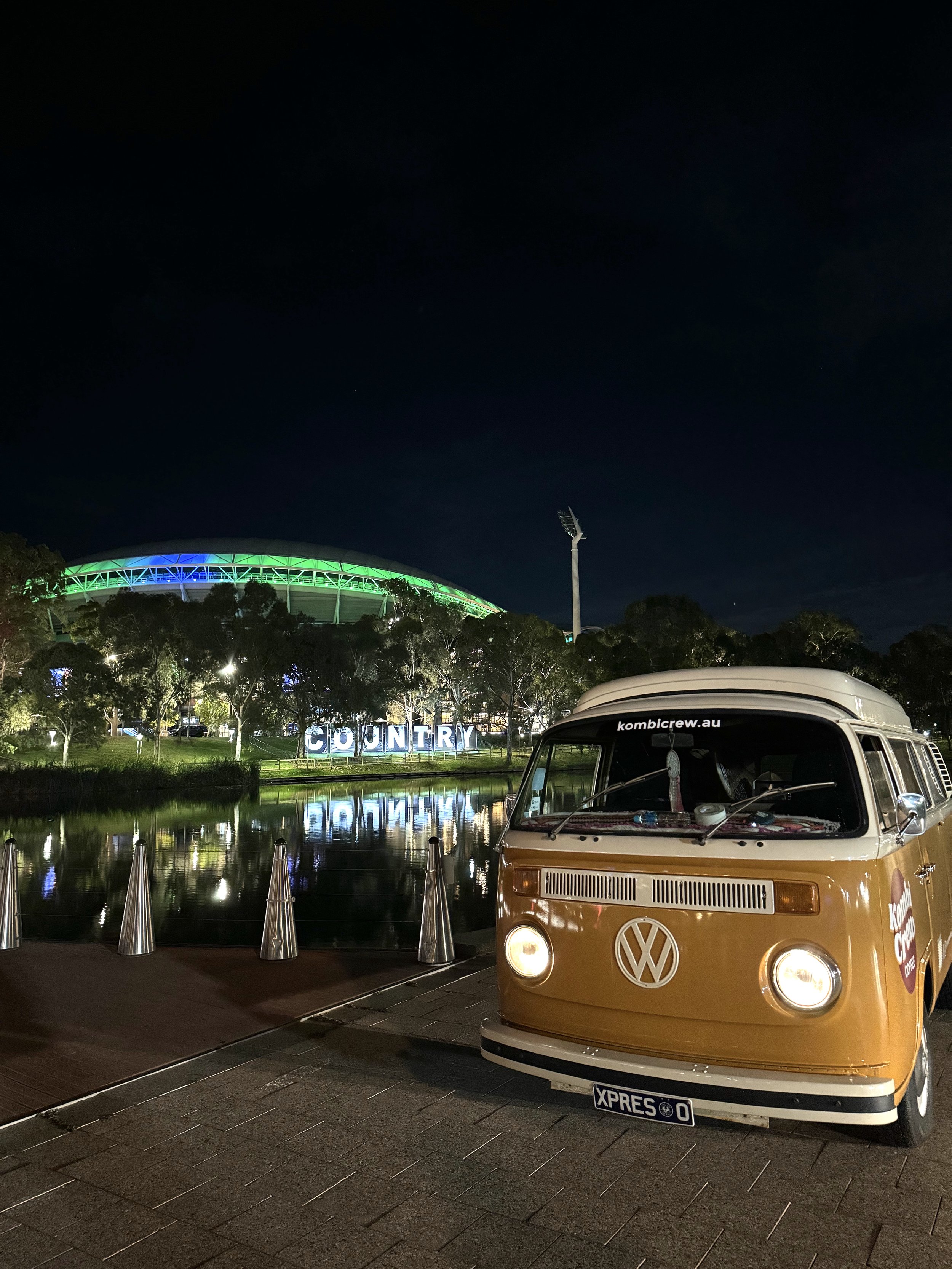 Late night at Elder Park