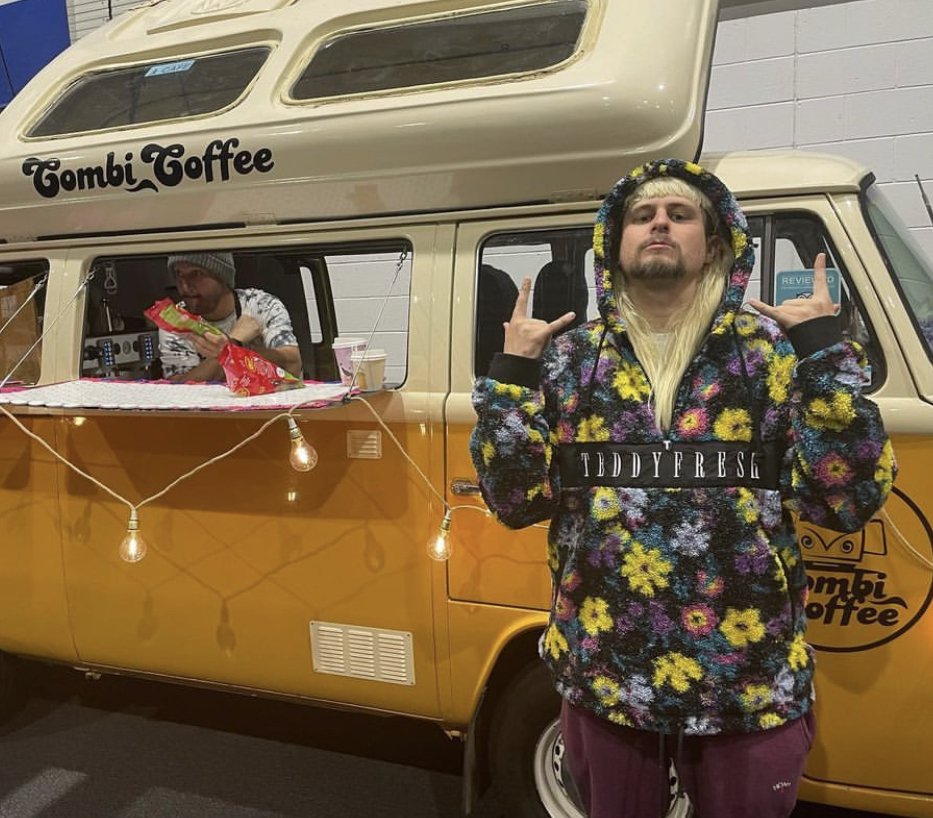 Oliver Tree, (nice at heart) another fan of the Kombi Crew