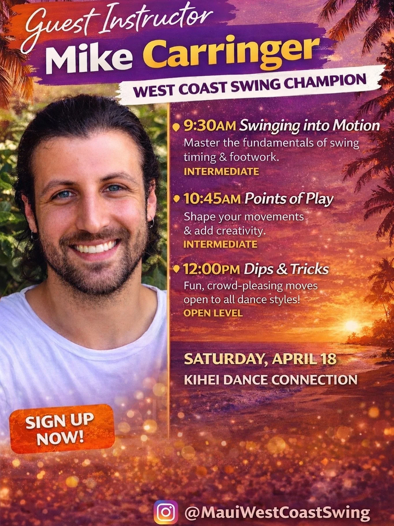 Champion Mike Carringer Workshops