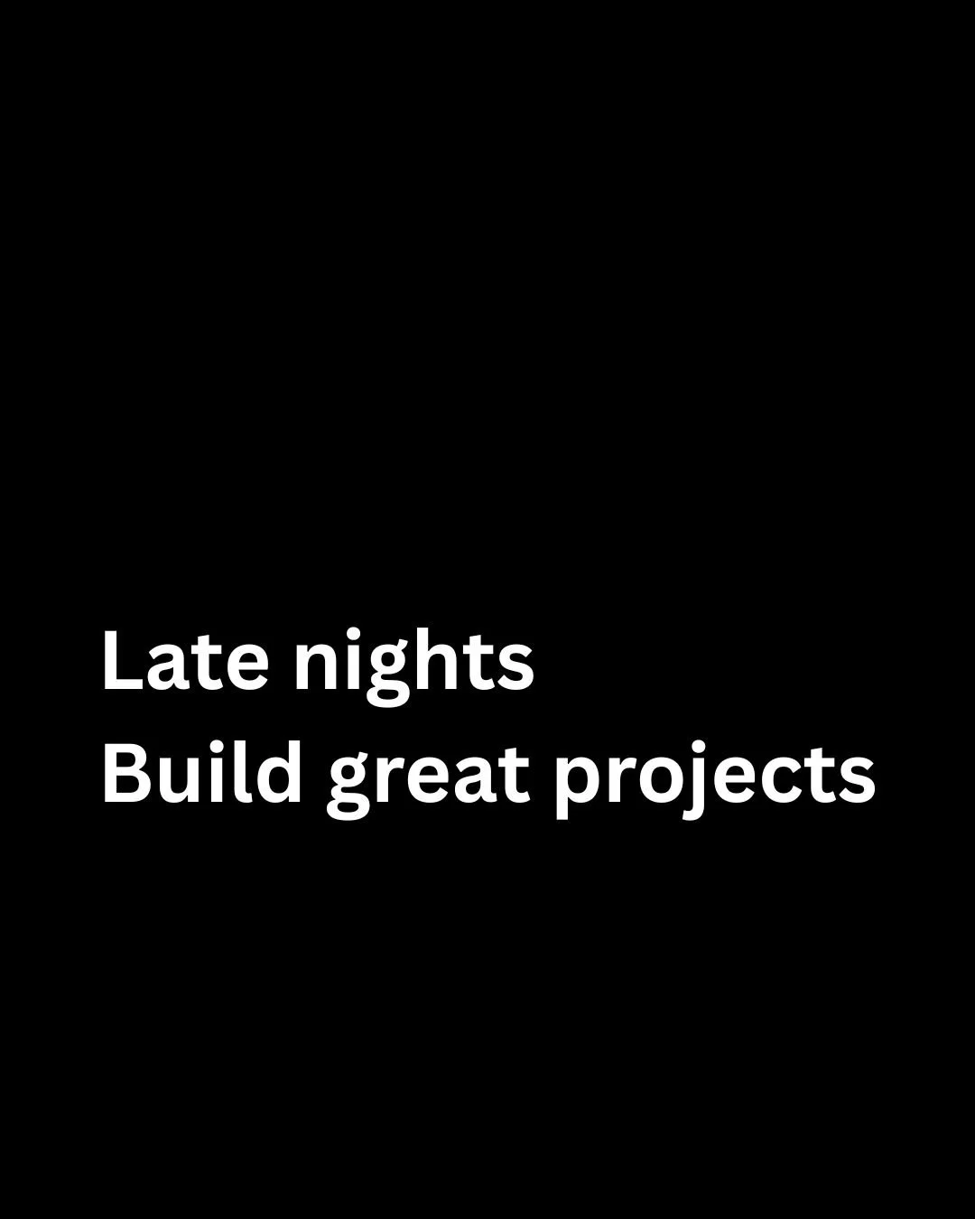 [LATE NIGHT BUILDING]

Days are for clients, job sites, and decisions &mdash; nights are for catching up, planning ahead, and keeping every detail aligned.

Running a design-build business, you wear the hats, hold the vision, and show up until the wo