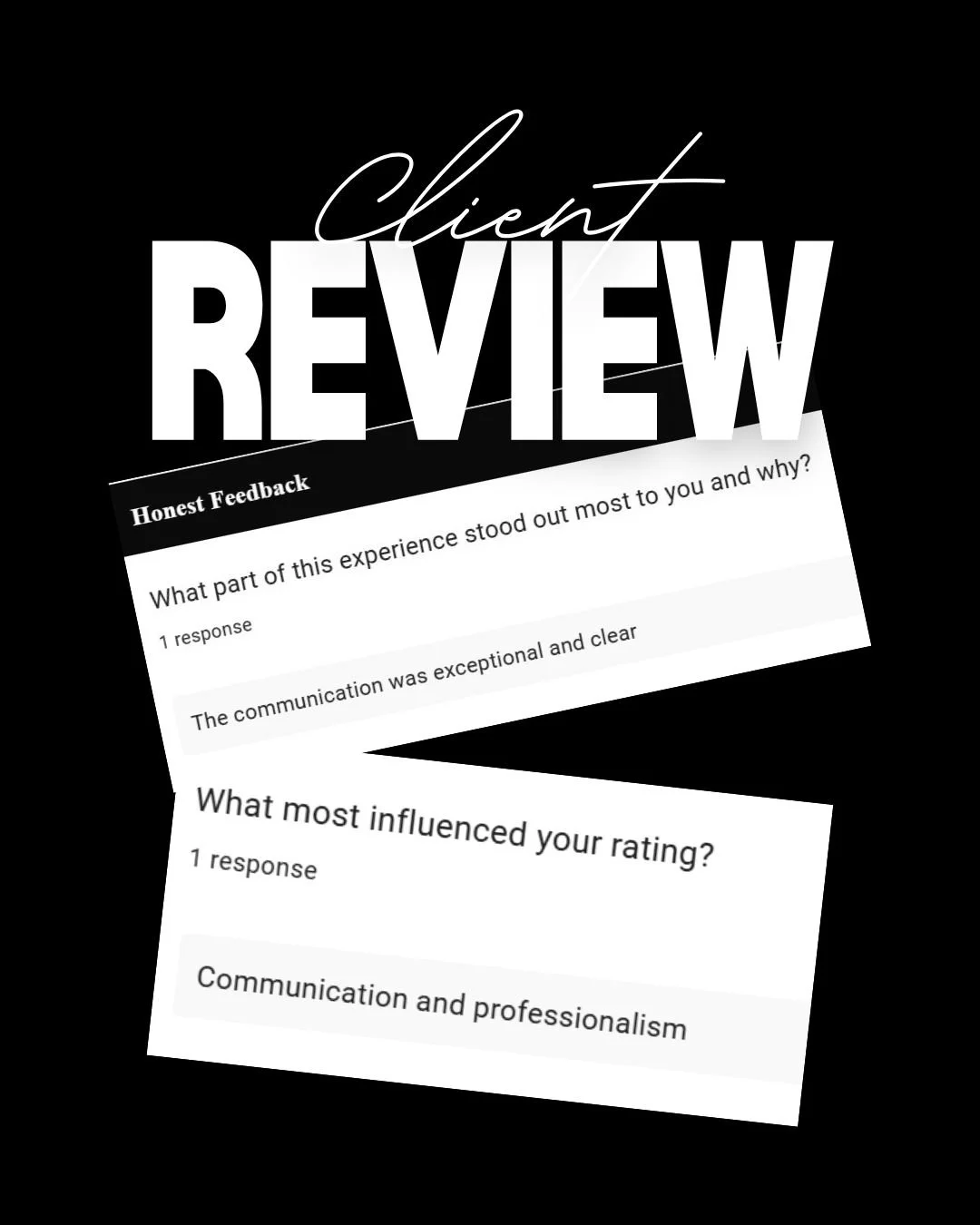 [𝐂𝐋𝐈𝐄𝐍𝐓 𝐅𝐄𝐄𝐃𝐁𝐀𝐂𝐊 ]

Communication is everything in this industry. 🏗️

When a client tells you the communication was exceptional and clear &mdash; that's the standard we hold ourselves to every project.

It's not always perfect. Things 