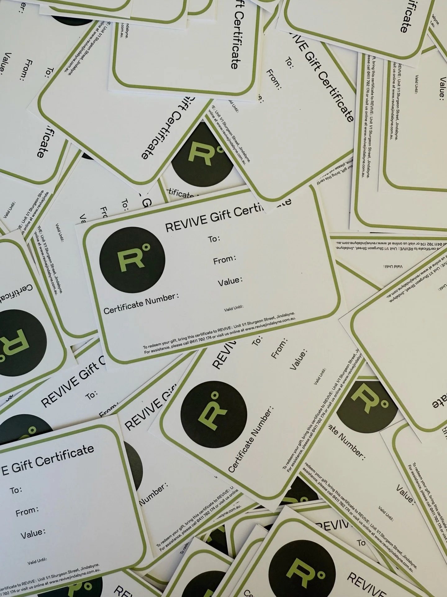 Gift vouchers available in store now