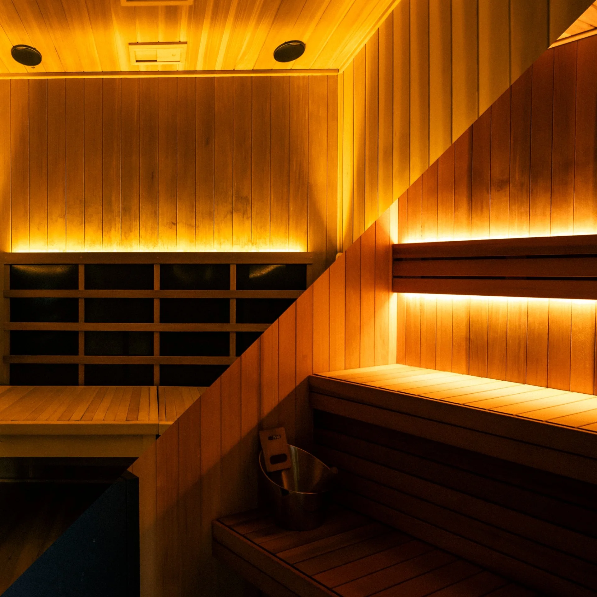 Traditional vs. Infrared: 