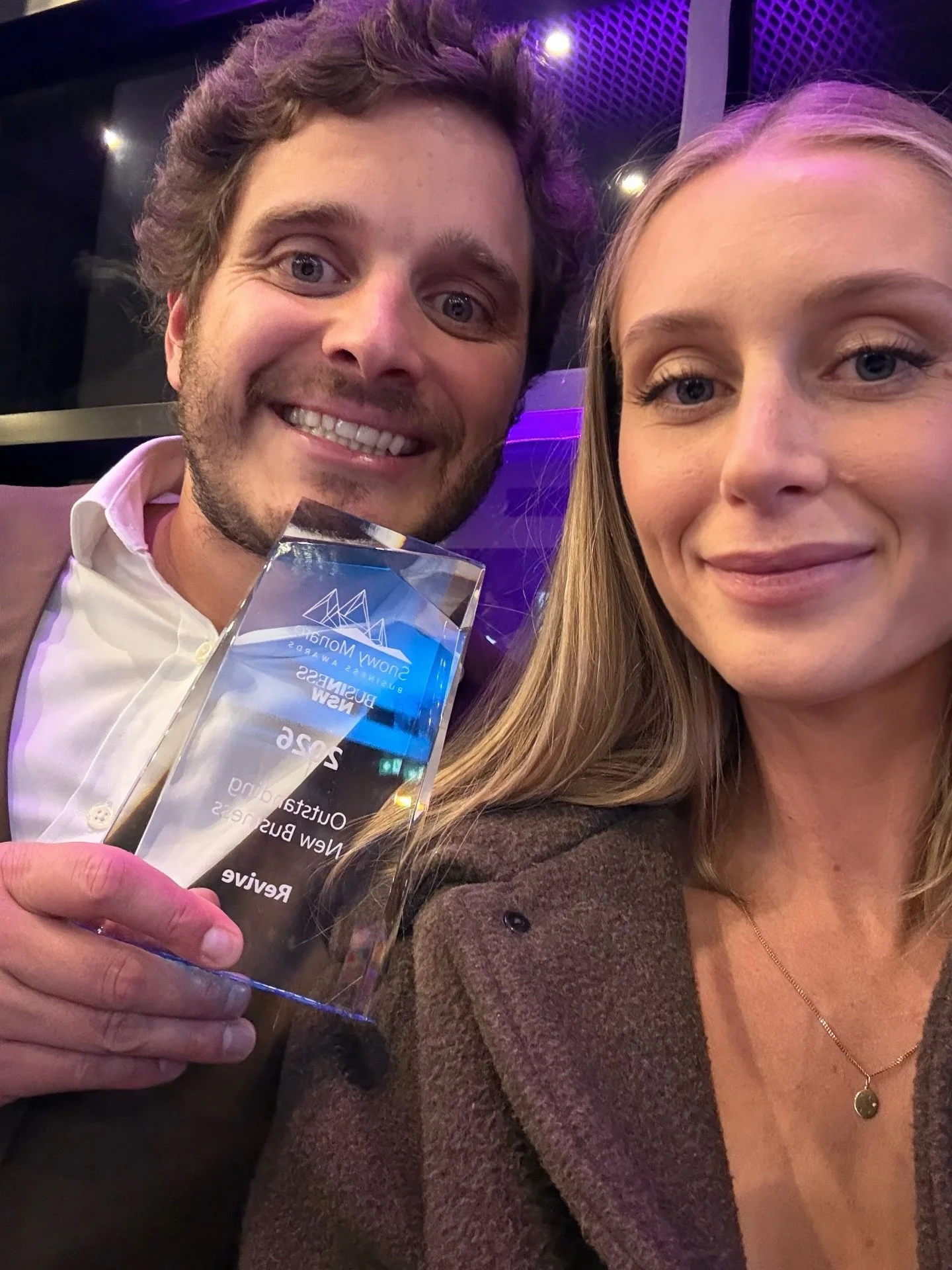 Last night we won Outstanding New Business 2026 at the Snowy Monaro Business Awards. What a great night! Thank you to everyone for the support, we feel so proud 😊