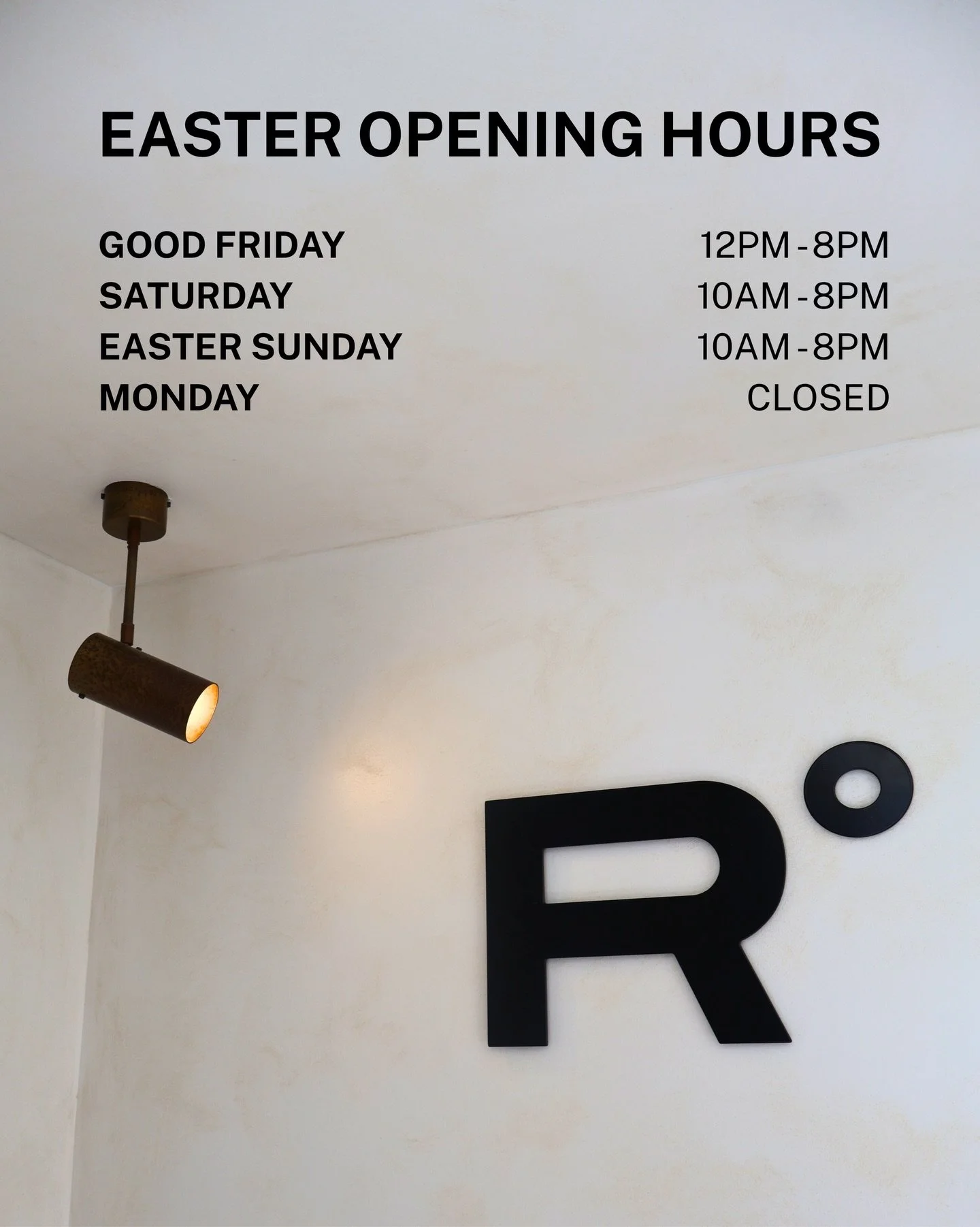 🚨 Here is when you can find us this Easter long weekend