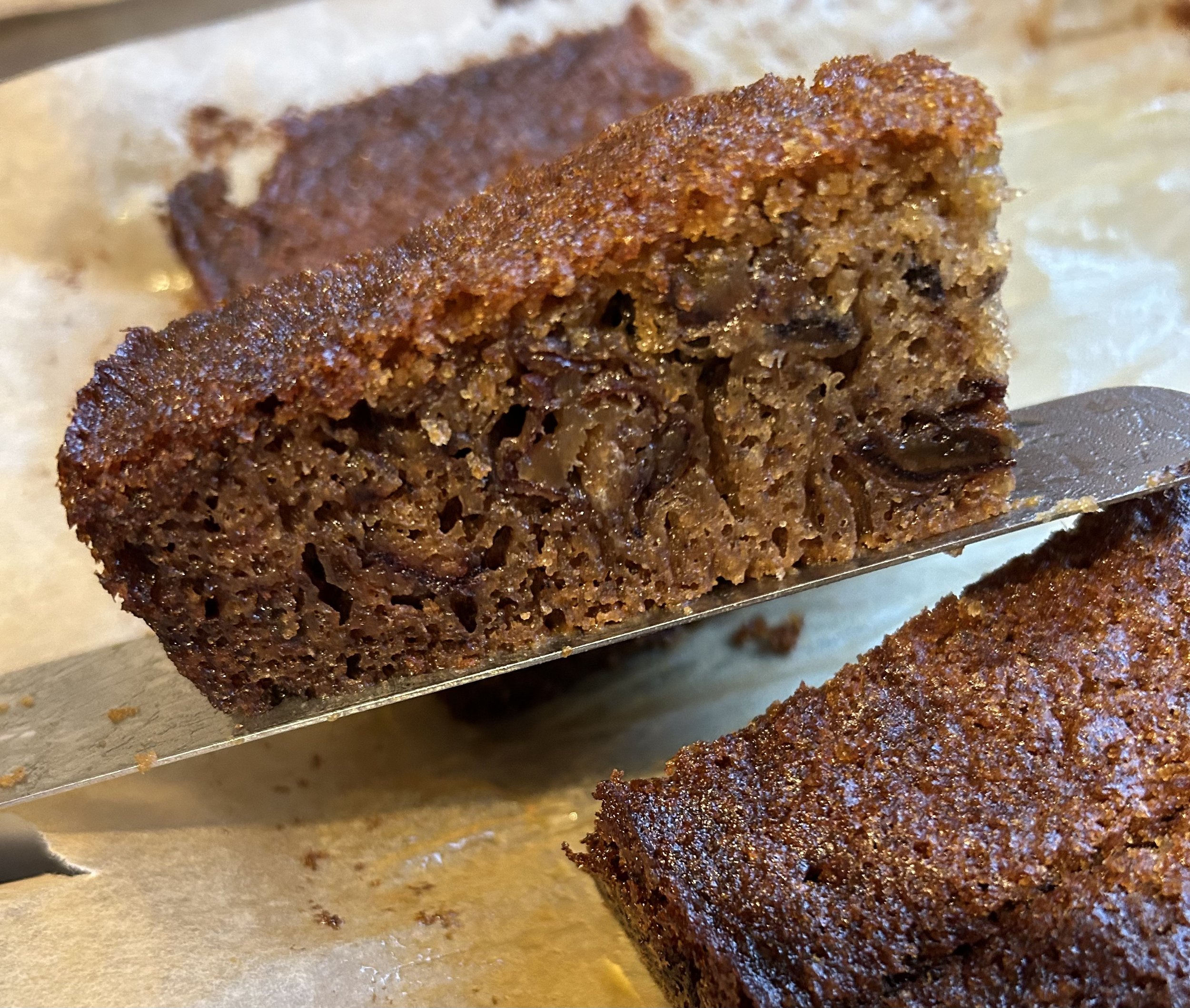 Gluten Free & Dairy Free Sticky Toffee Date Slice
