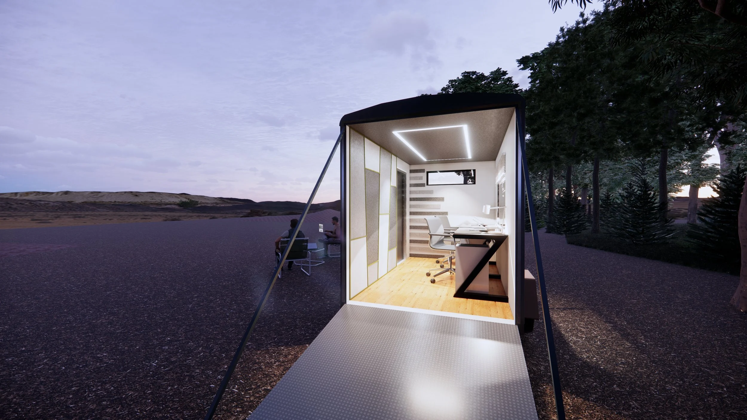TrailerPod: A Mobile Office on Wheels