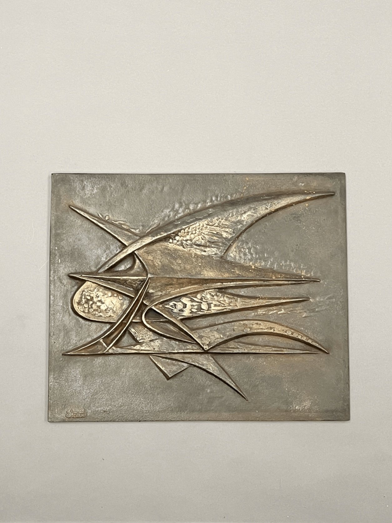 Plaque de cheminée en fonte