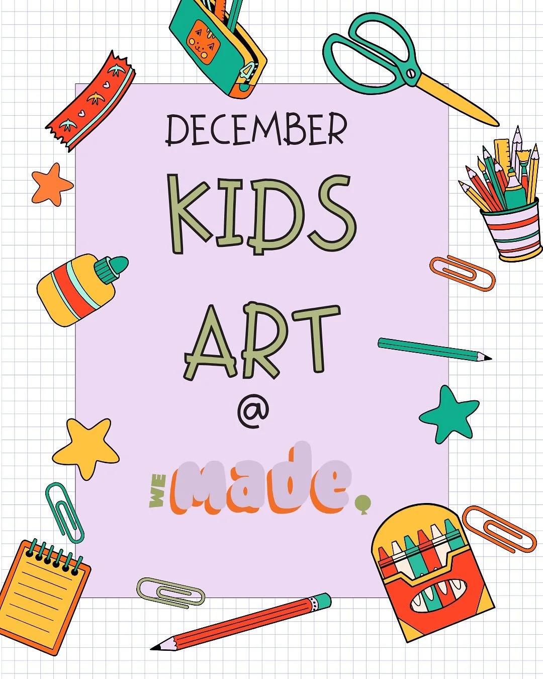 We aren&rsquo;t joking when we say this December is going to be BIG! Right up until Christmas Eve you can find us crafting up a storm 🎅🏻
Head to our website to book &amp; don&rsquo;t forget to use &ldquo;DECHOLIDAYFUN&rdquo; to book 3 classes for $