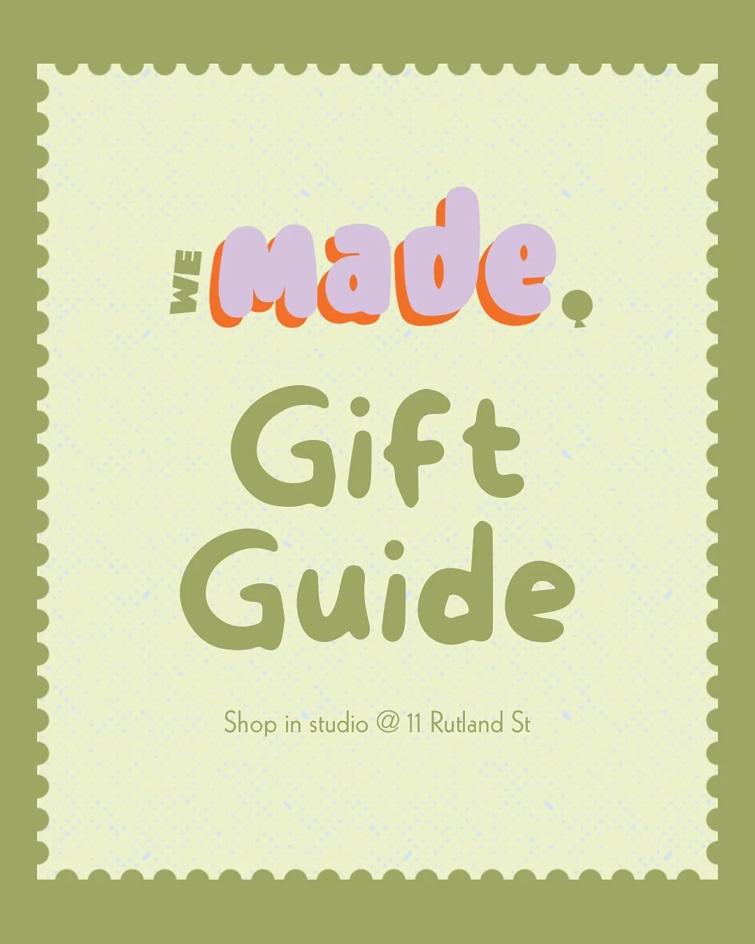Creativity makes the best kind of gift. Whether you are shopping for little makers, big dreamers, or yourself, we have something for everyone. Pop into the studio to shop our gift guide. Gift vouchers available via our website
