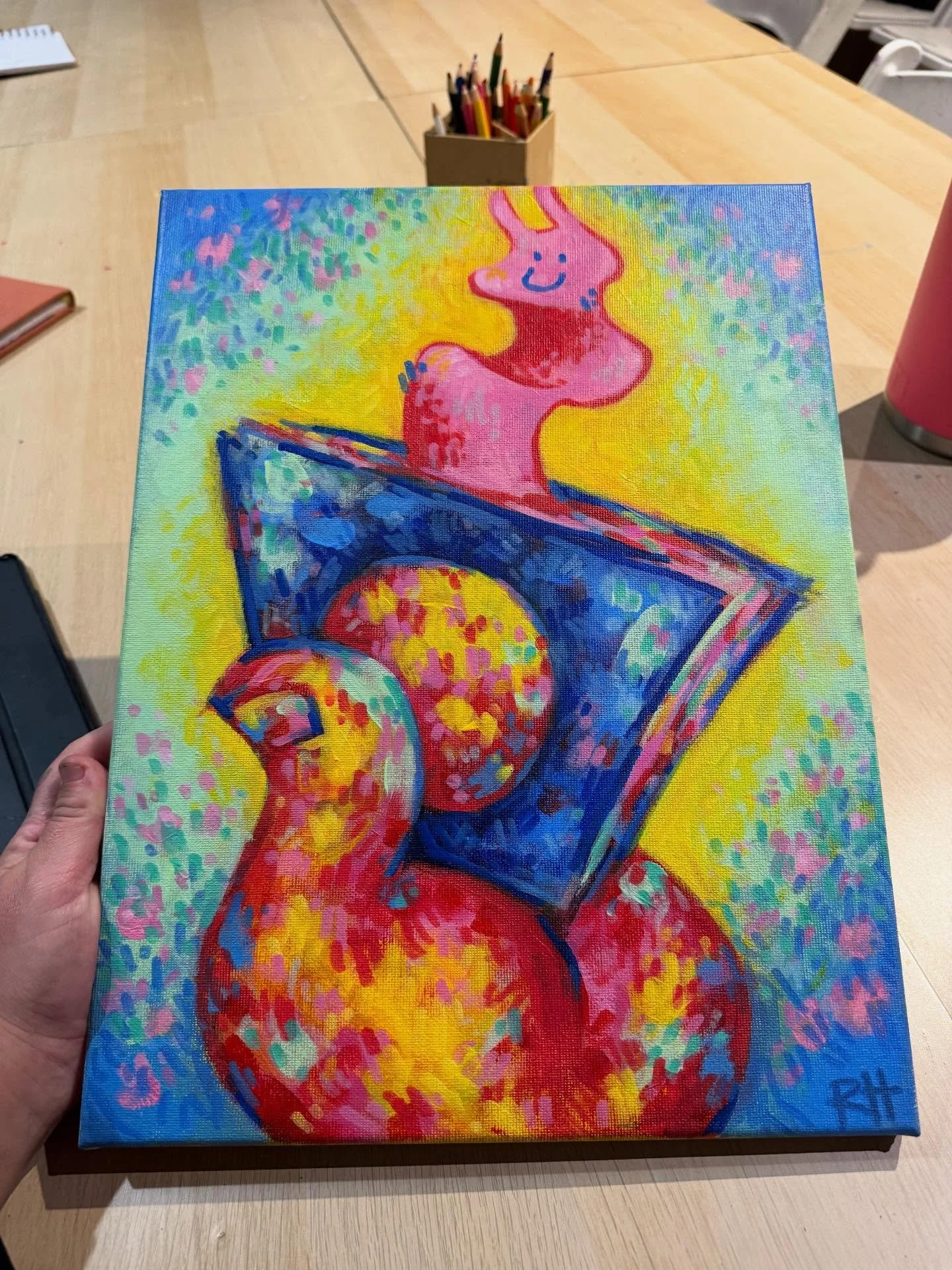 How incredible are some of the artworks from our Teen Open studio class?

This class differs a little to our usual termly classes as there is little to no instructional time. It really is an open studio. Students can bring their own projects or have 