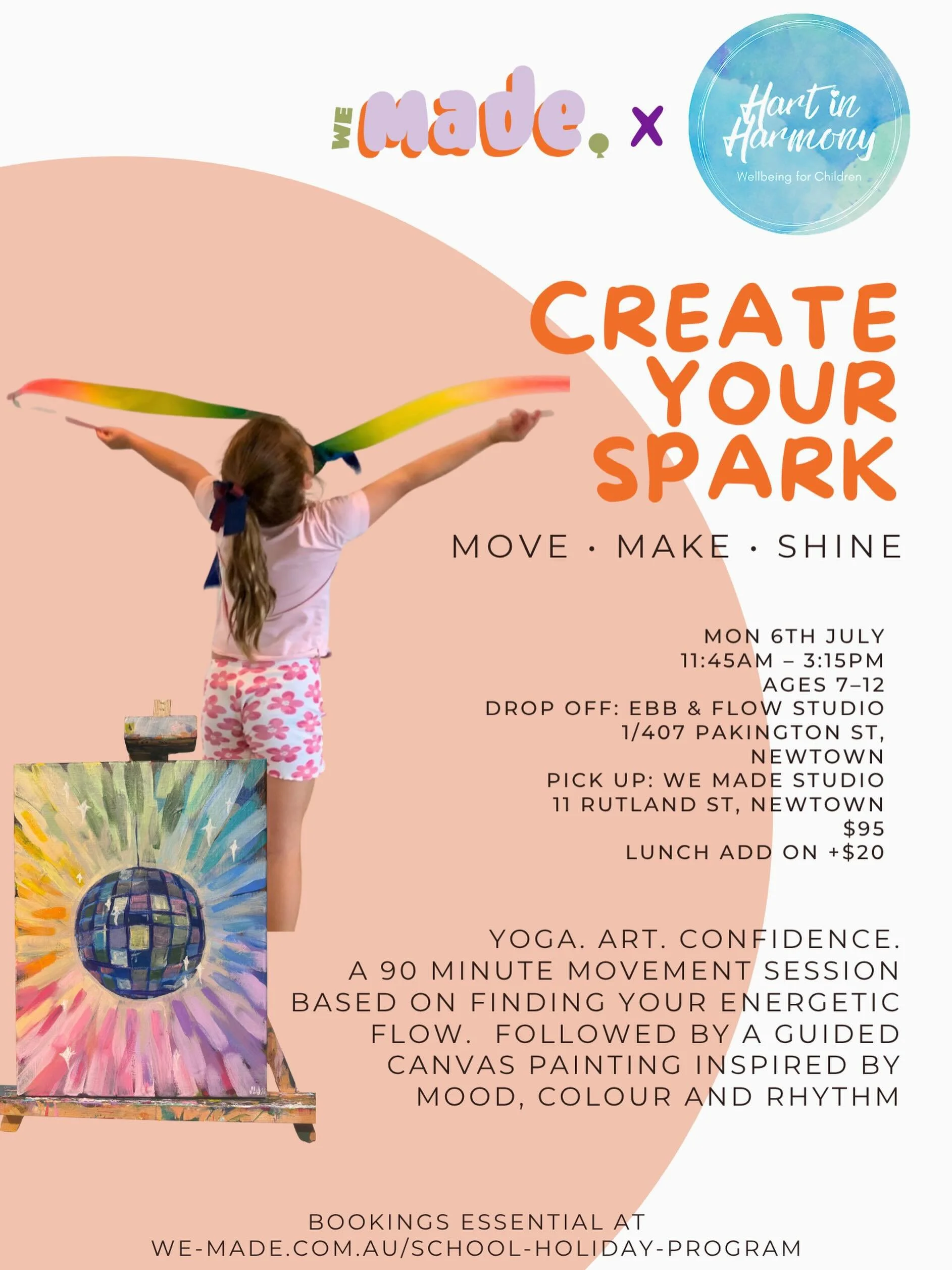 After selling out last holidays, we are so excited to bring the next chapter to life! We created our calm, now it&rsquo;s time to create our spark ⚡️ 

This session starts with 90 mins of intentional movement with @hartinharmony before we head to the