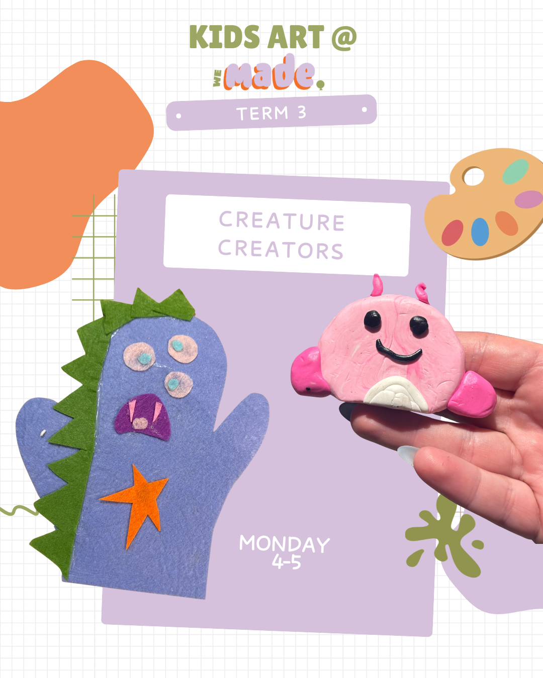 Creature Creators (Craft) Mondays 4-5