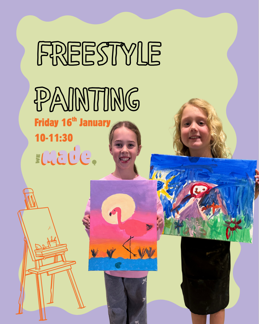 Freestyle Painting - Friday, 16th January