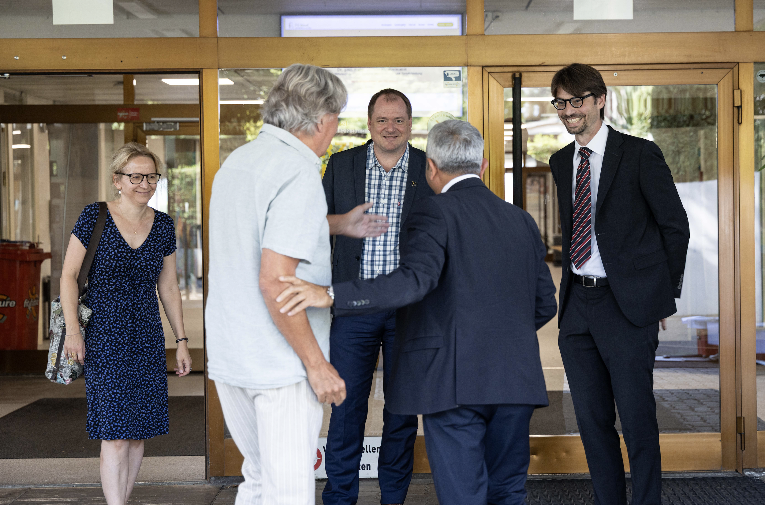 Regierungsrat Mustafa Atici zu Besuch am FG Basel
