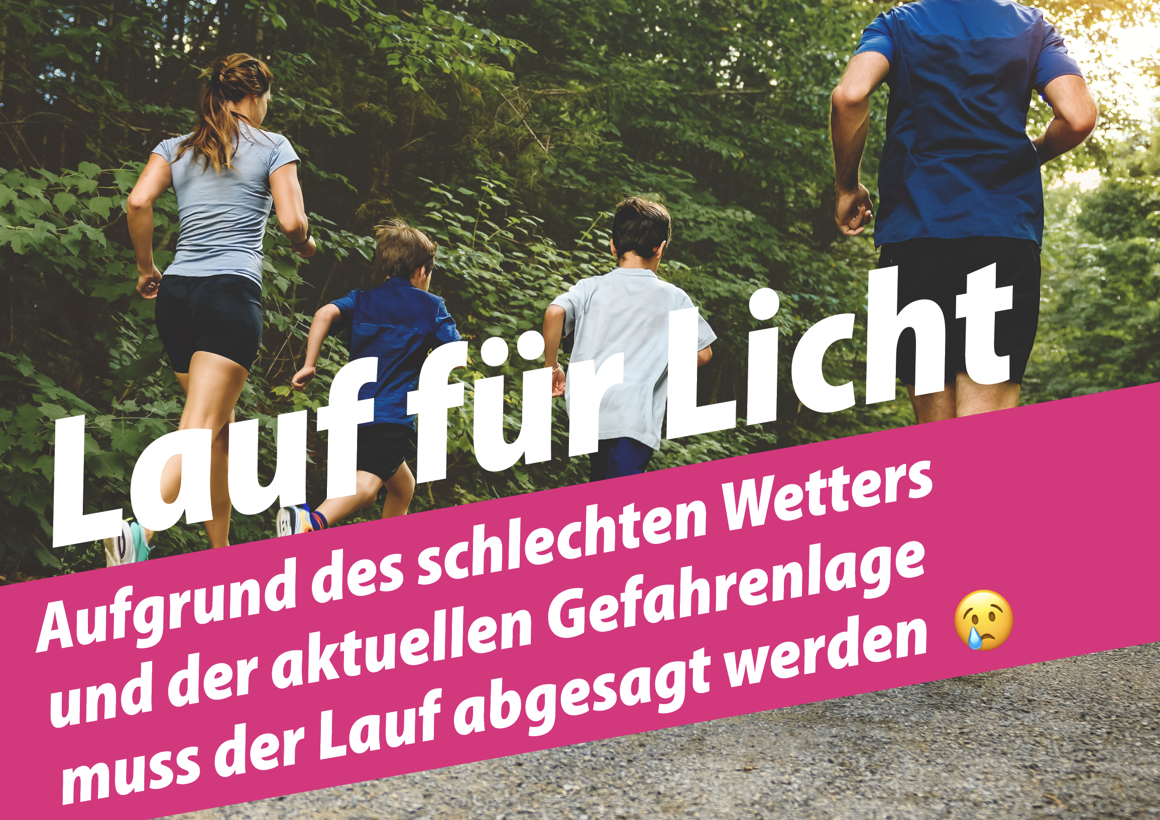 Sei dabei! Lauf für Licht