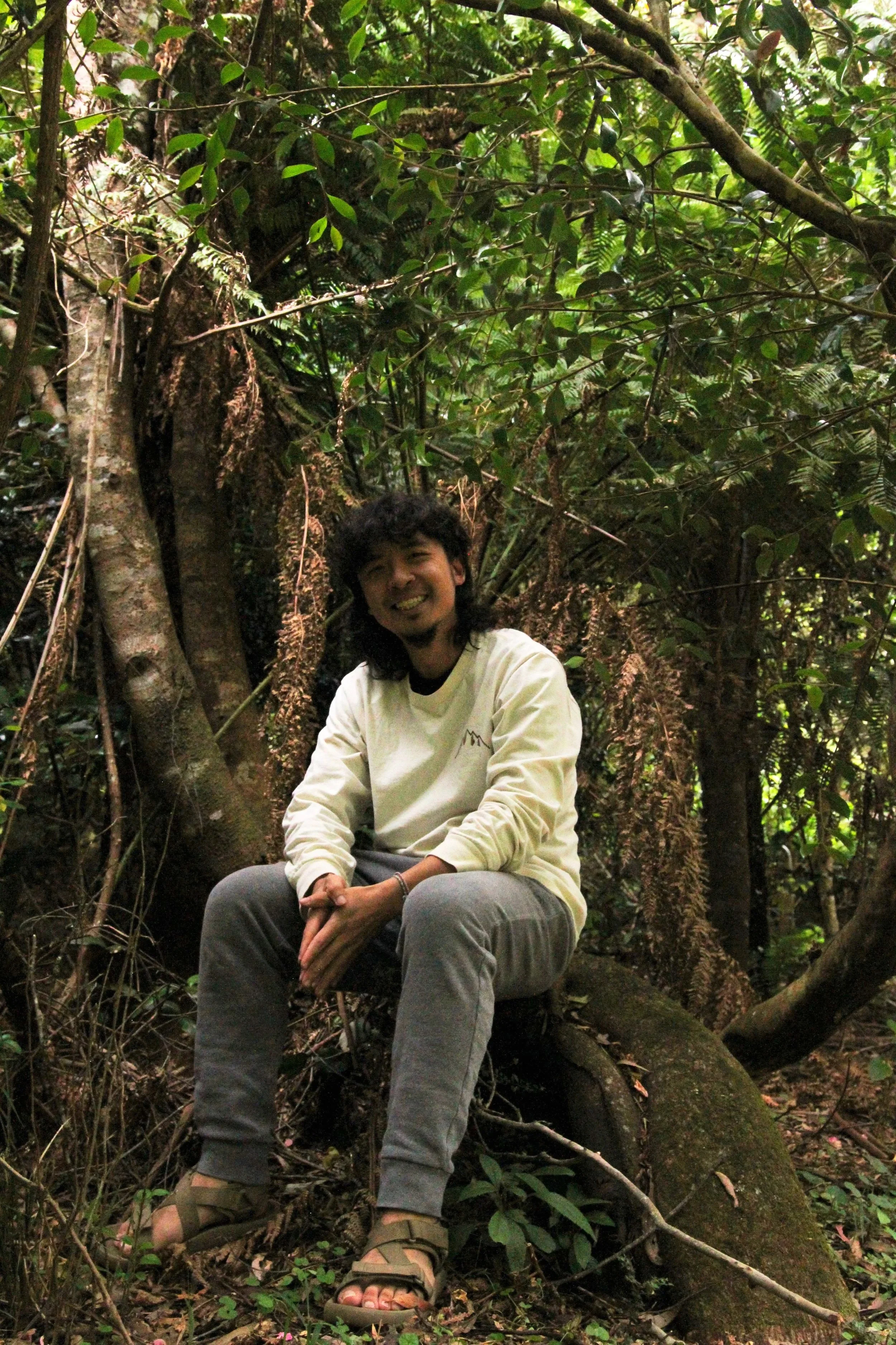 Jerald and the plumwoods (photo credit: Morgan Jones, 2025)