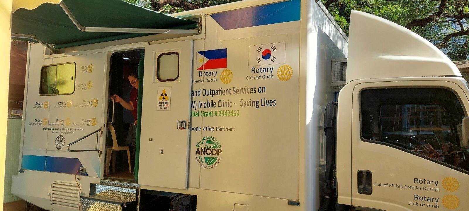 Mobile Clinic with Digital Chest X-Ray, ECG, and Ultrasound