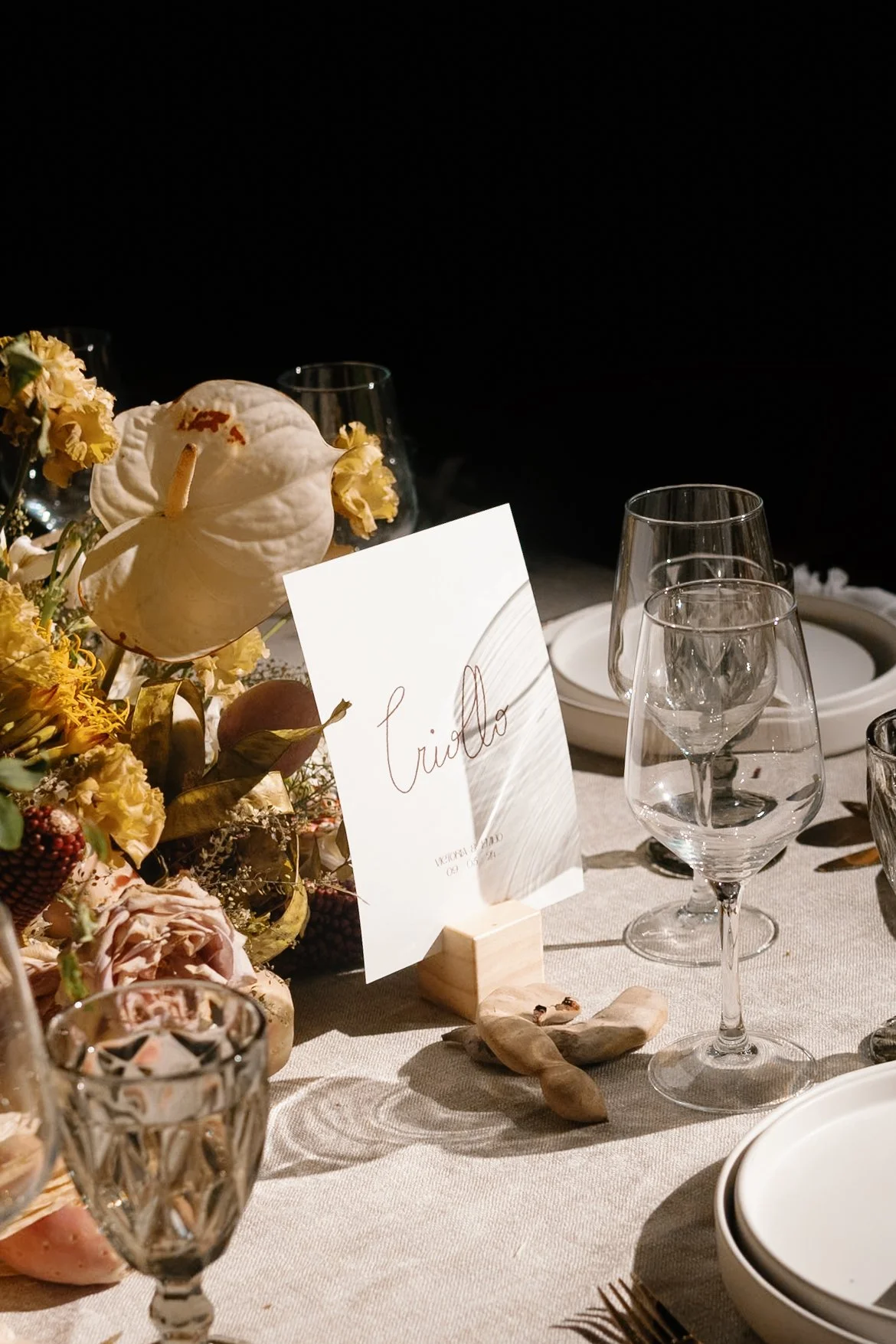 V&E - 
Hand-lettered details, illustrated taquiza bibs & custom packaging