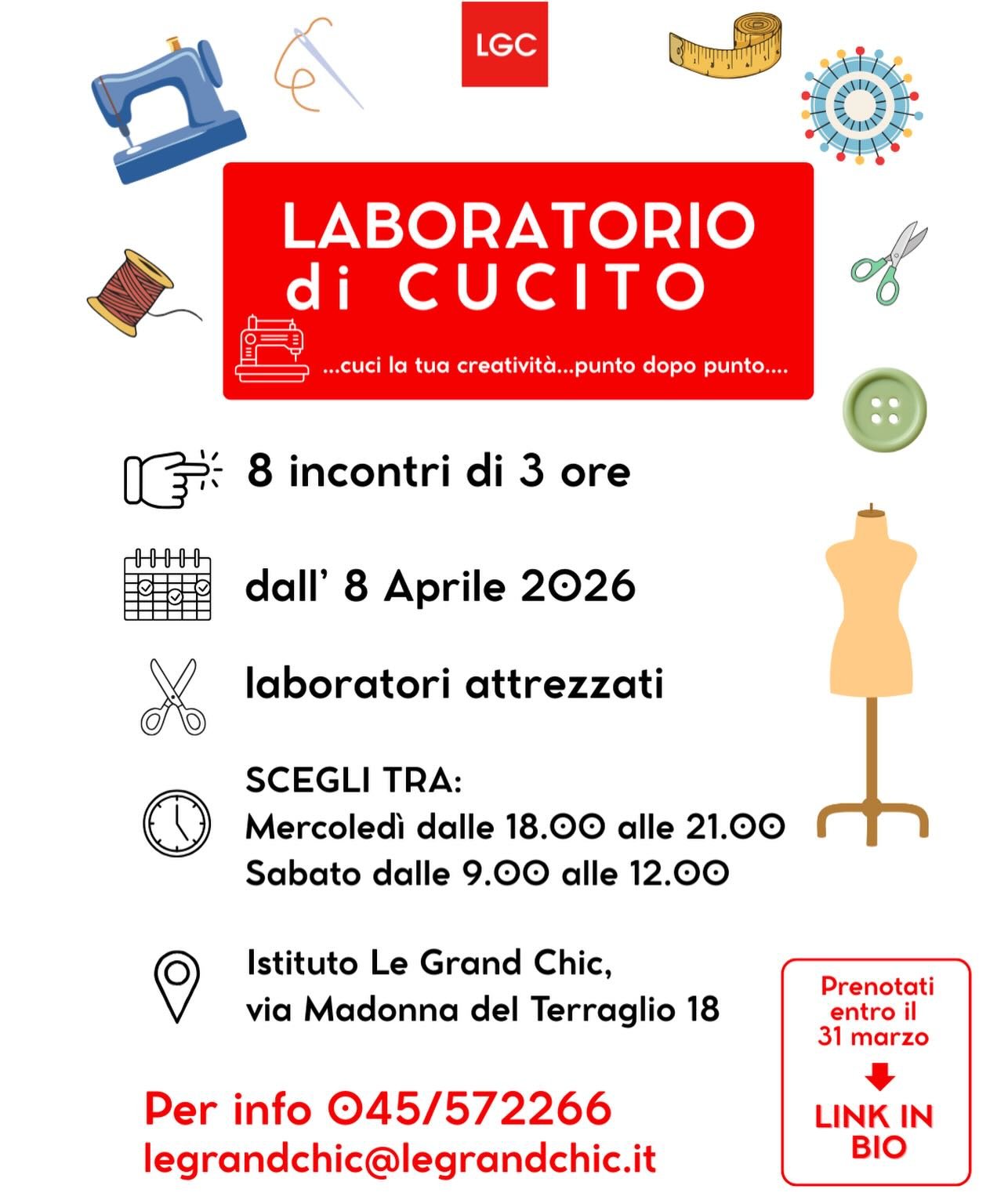 📢ISCRIZIONI APERTE📢 Riprende il corso di CUCITO CREATIVO 🪡🧵👗👘👖🧥🥻VISITA IL LINK 🔗 IN BIO‼️