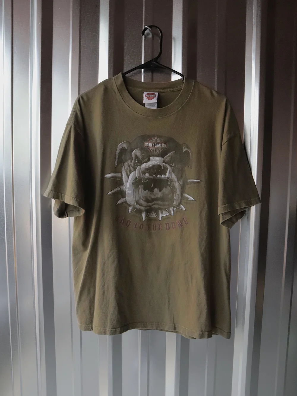 1069 2010 Harley 'Bad To The Bone' F&B Tee - XL — Snag-A-Tag