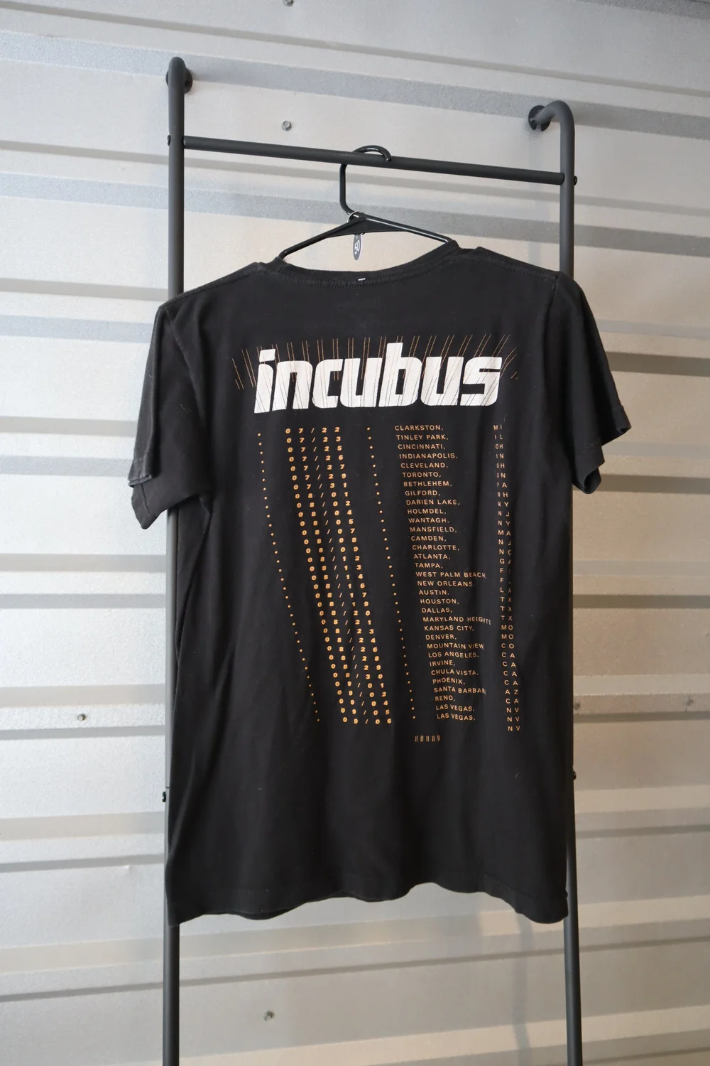 1050 Y2K Incubus F&B Tour Tee - S — Snag-A-Tag Thread Co.