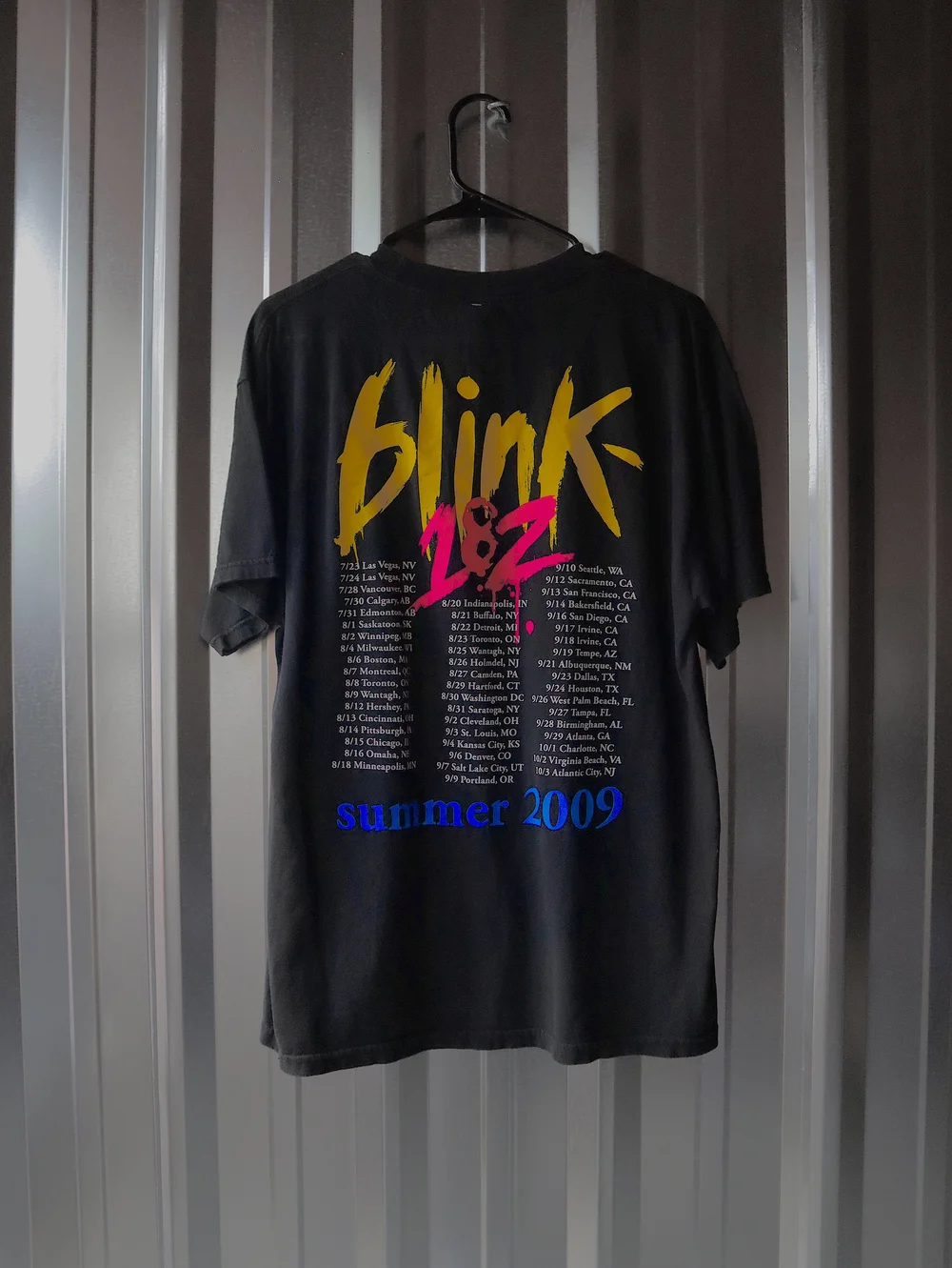 00's POINTFEST Tシャツ Blink-182 Bush 311 Blink 182 Buddha Punk Rock Band Graphic Tee T Shirt - Size