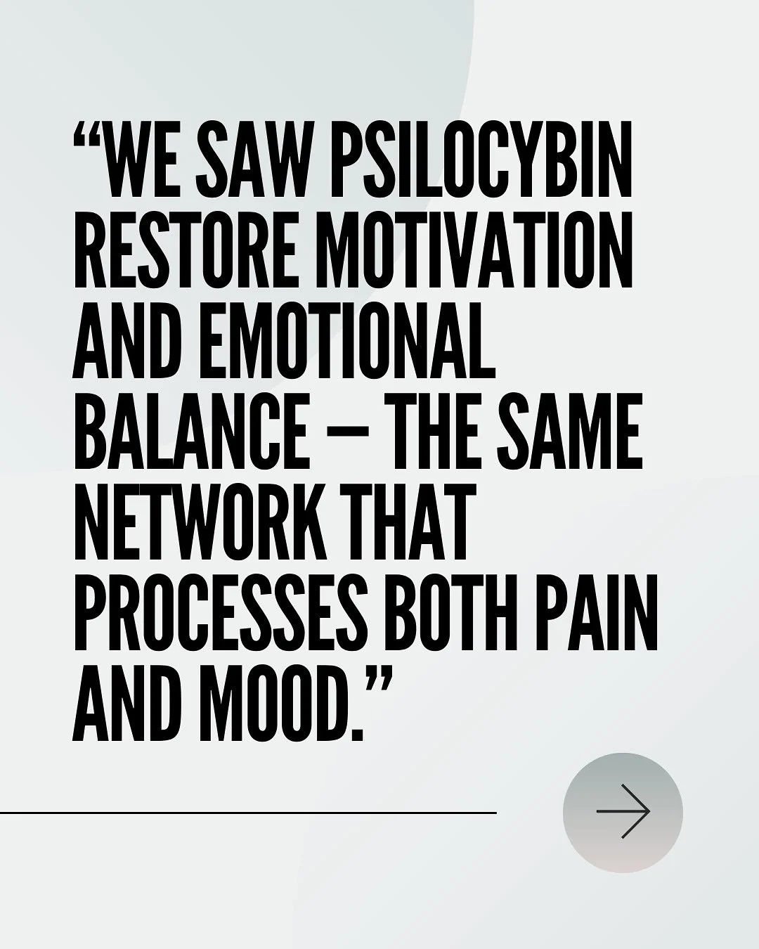 New science from Penn Medicine suggests psilocybin doesn&rsquo;t just dull pain &mdash; it changes the brain&rsquo;s relationship to pain.

By targeting the anterior cingulate cortex (ACC), researchers found that emotional and physical relief are int