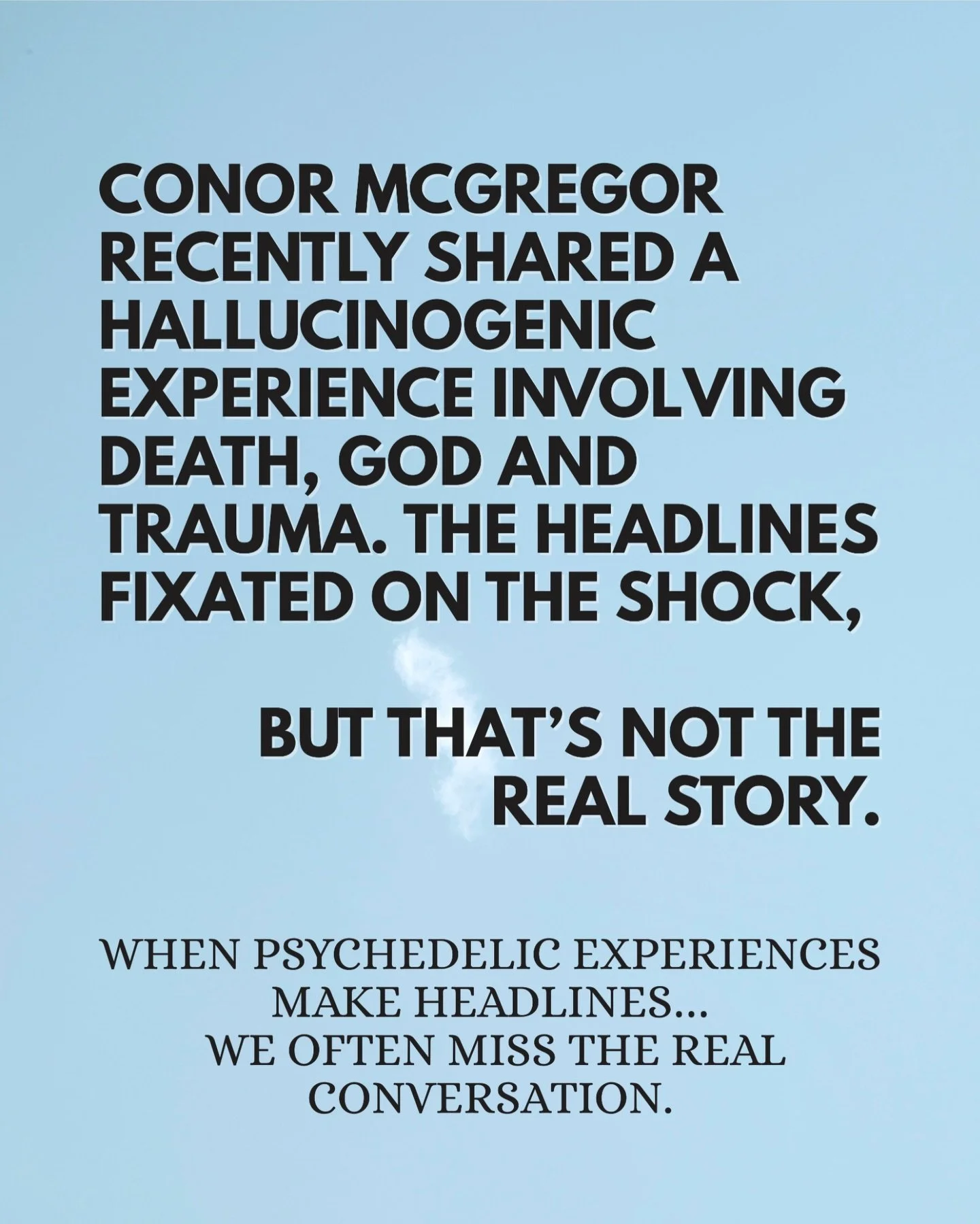 When psychedelic experiences make headlines, the focus is usually on what was seen.

Visions. 
Shock.
The divine. 

But that&rsquo;s not the real conversation.

Psychedelic experiences can feel profoundly real in the body and nervous system. They can