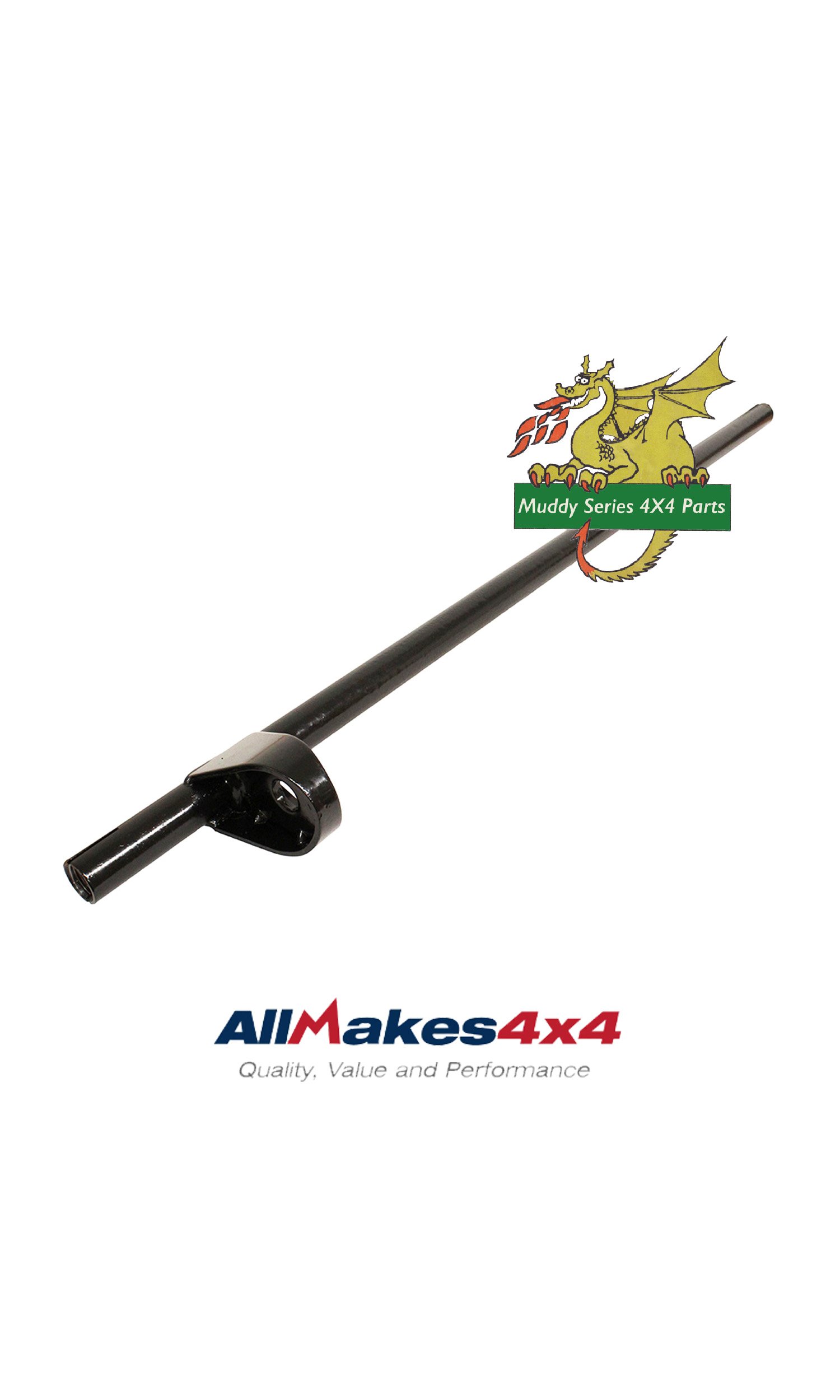 Allmakes Series 3 Steering Tube with Damper Bracket NRC4609 1974 onward