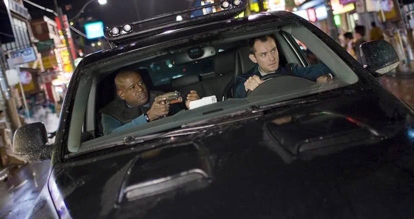 Jude Law and Forest Whitaker in Repo Men (2010)