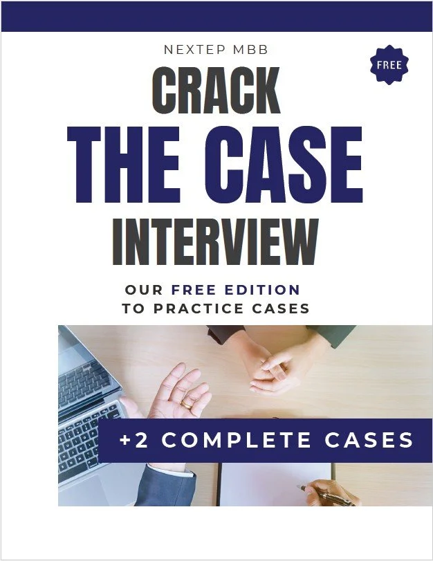 Two independent practice cases from Crack The Case Interview to prepare for strategic consulting interviews.
