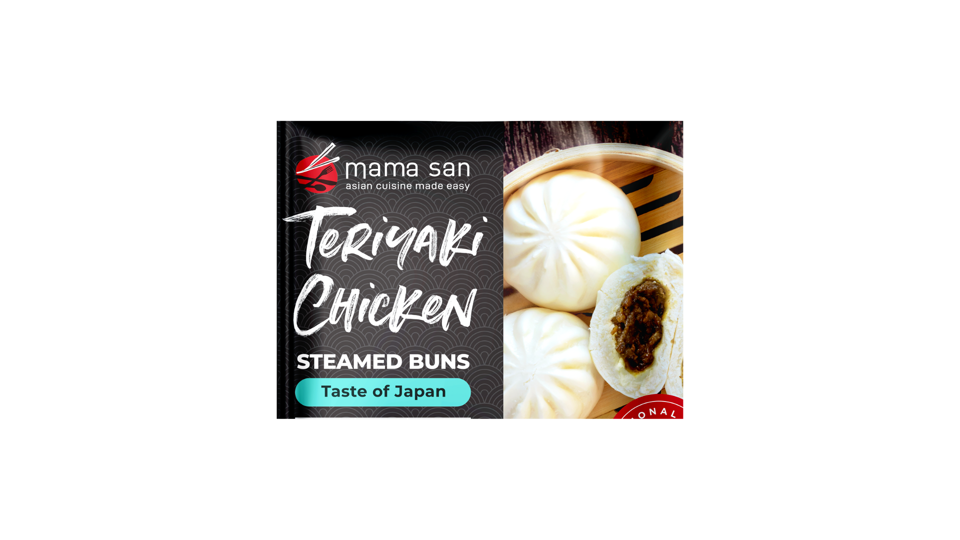 Tokyo Foods Mama San Steamed Teriyaki Chicken Buns (120g x 6)