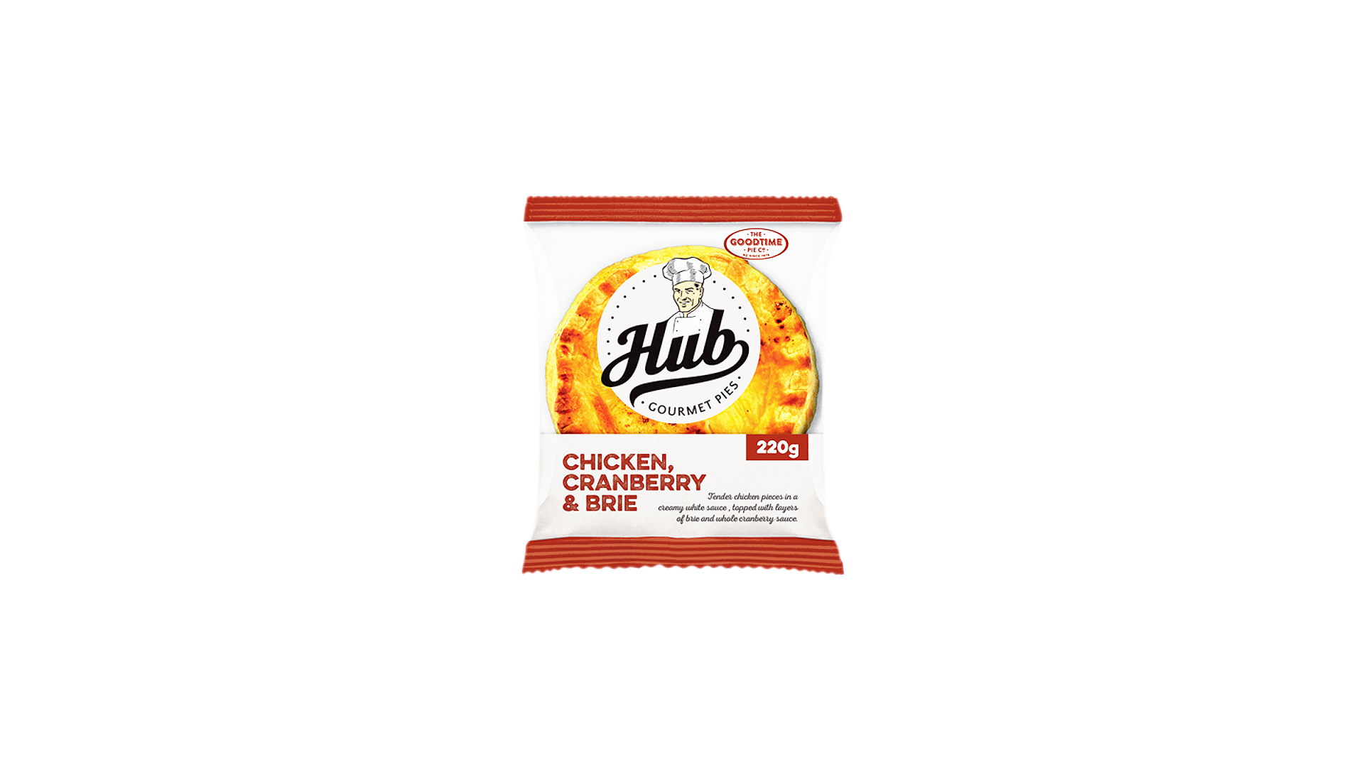 Goodtime Gourmet Hub Chicken Cranberry and Brie (220g x 6)