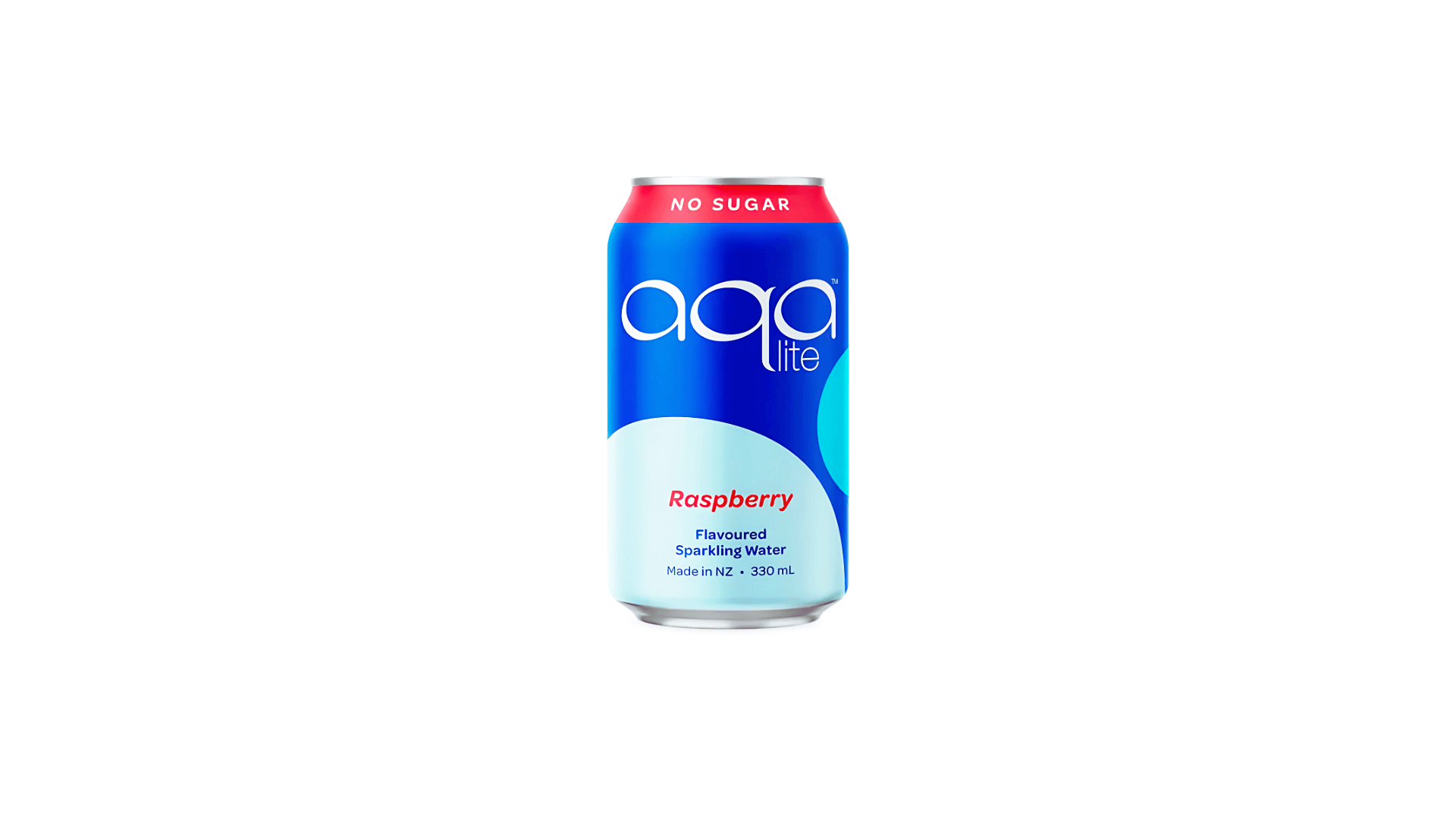 Aqa Lite Sparkling Water - Raspberry (330ml x 12)