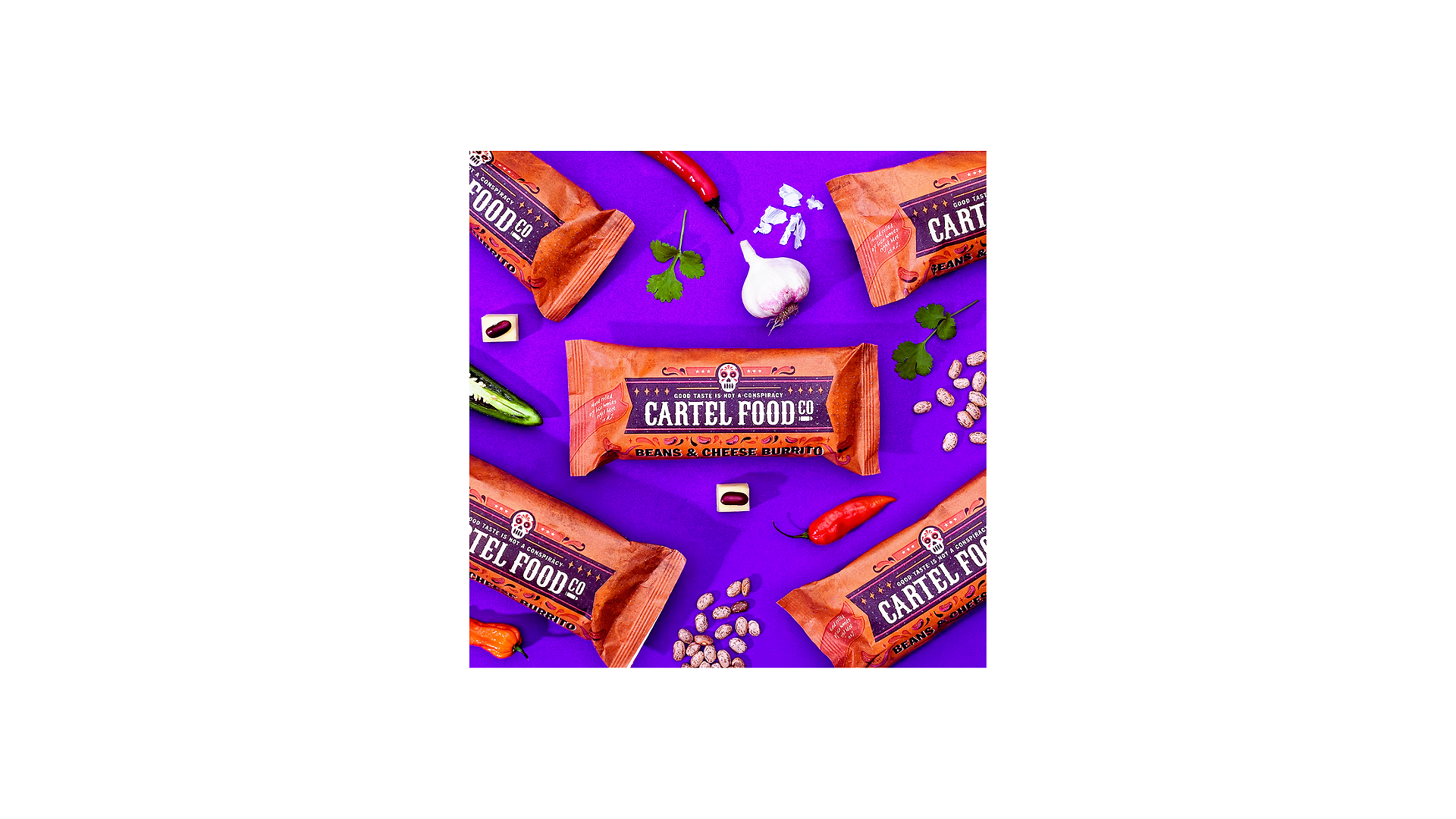 Cartel Burrito - Bean & Cheese (200g x 12)